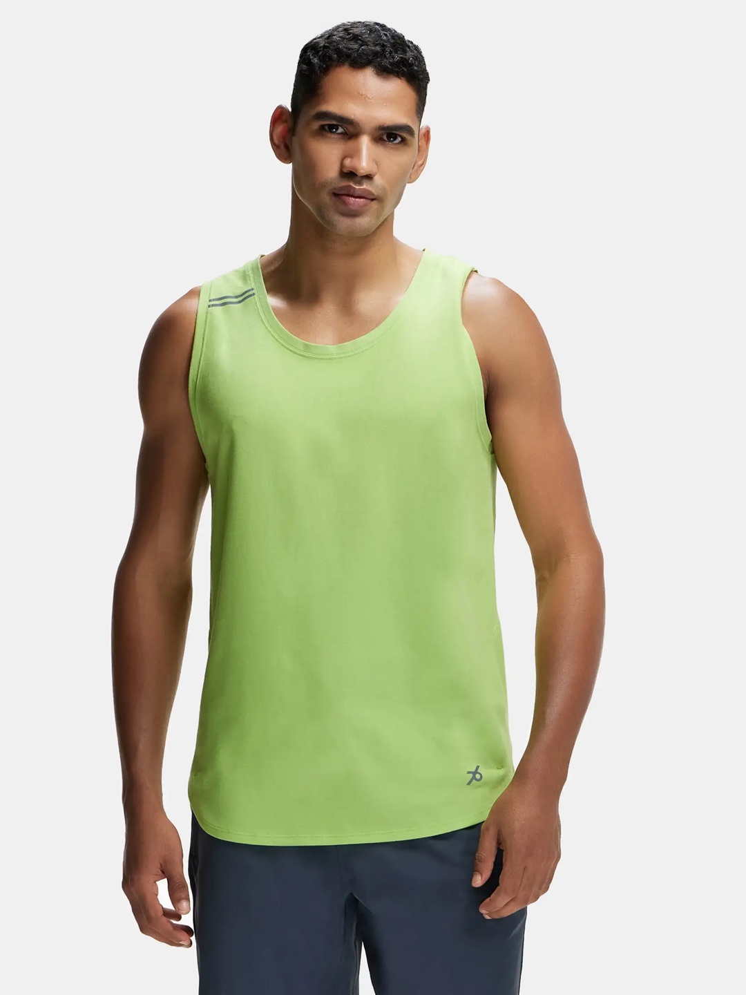 Super Combed Cotton Blend Solid Performance Tank Top with Breathable Mesh-MV06, Green
Super Combed Cotton Blend Solid Performance Tank Top with Breathable Mesh-MV06, Green