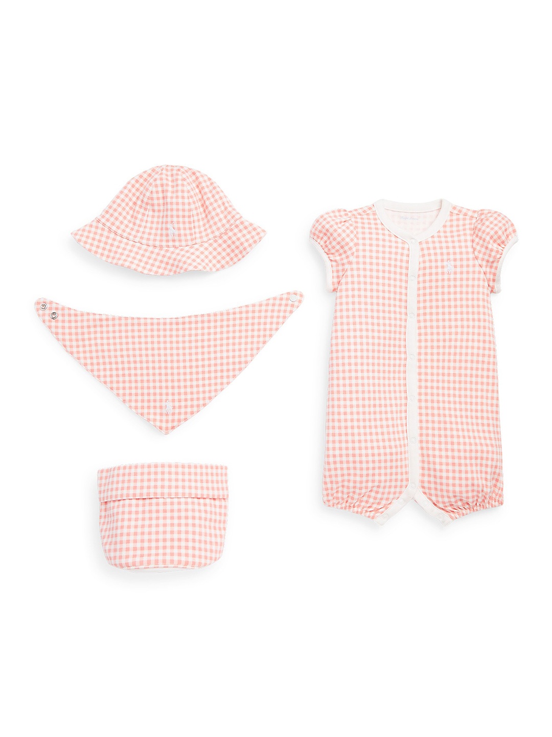 Polo Ralph Lauren Infants Boys Set Of 4 Checked Pure Cotton Interlock Apparel Gift Set, White
Polo Ralph Lauren Infants Boys Set Of 4 Checked Pure Cotton Interlock Apparel Gift Set, White