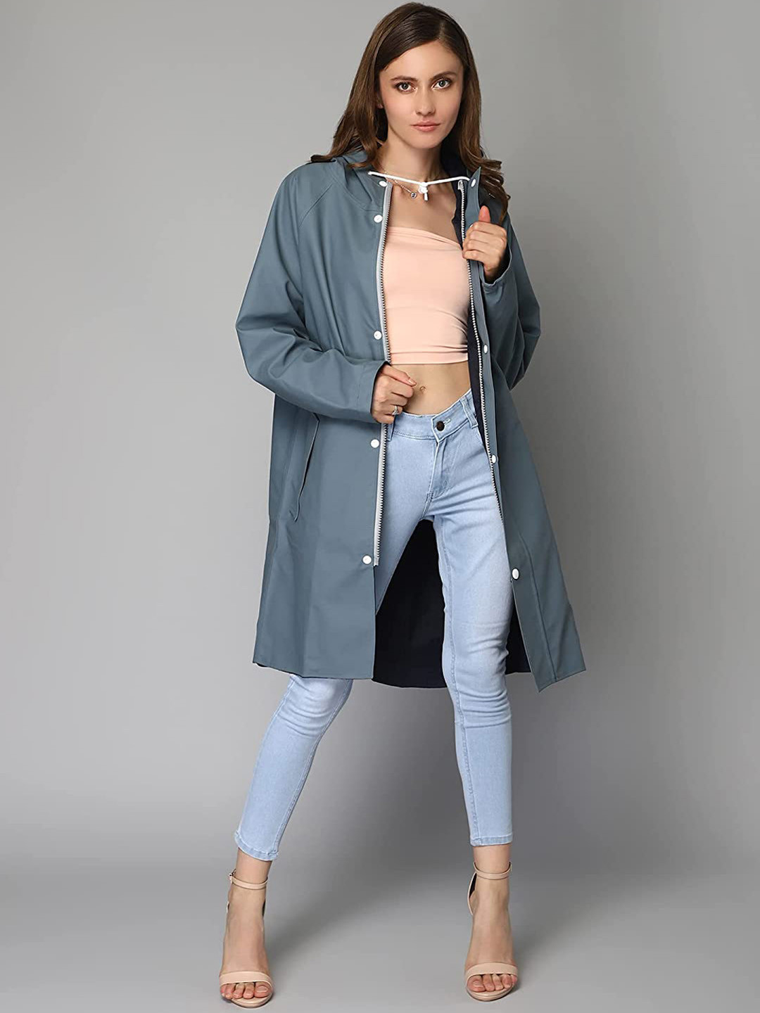 THE CLOWNFISH Hooded Waterproof Rain Jacket, Grey
THE CLOWNFISH Hooded Waterproof Rain Jacket, Grey