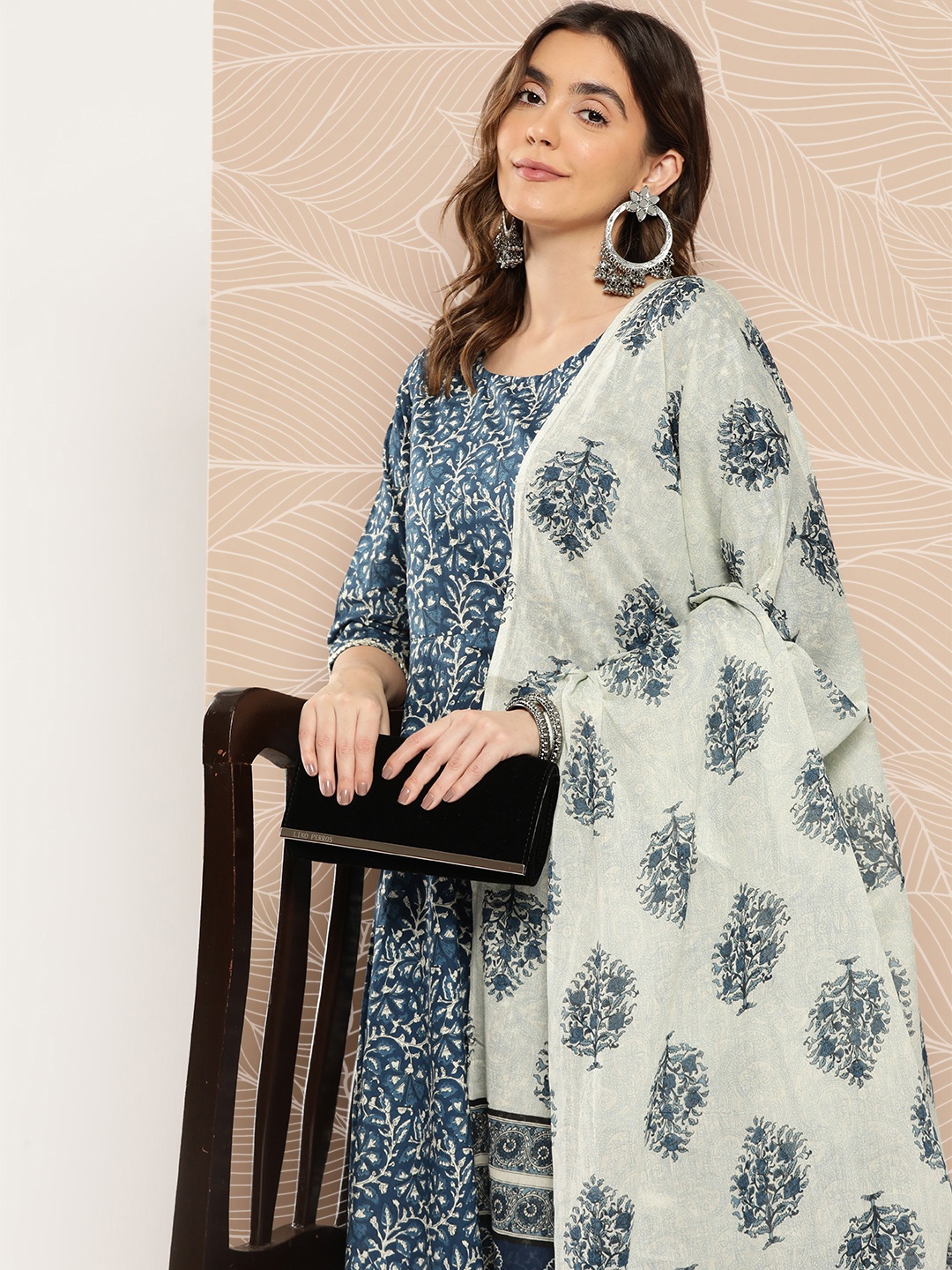 Nayo Women Ethnic Motifs Gotta Patti Pure Cotton Kurta With Trousers & With Dupatta, Blue
Nayo Women Ethnic Motifs Gotta Patti Pure Cotton Kurta With Trousers & With Dupatta, Blue