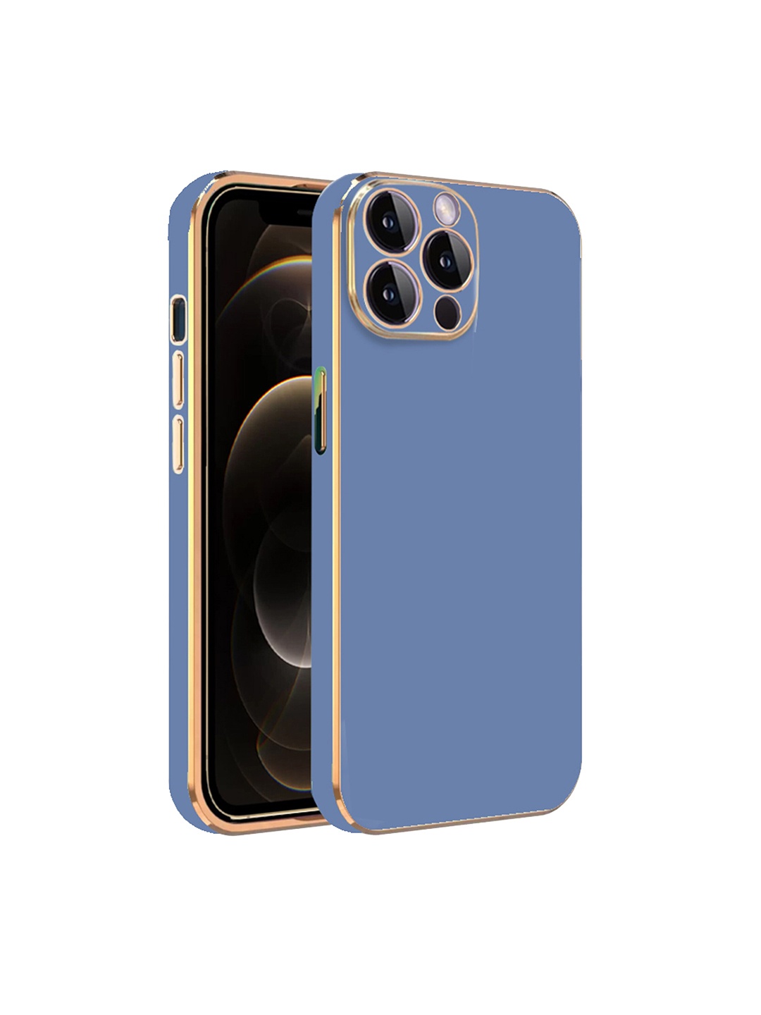 KARWAN Electroplated Chrome 6D Back Cover Compatible for iPhone 13 Pro Mobile Phone, Blue
KARWAN Electroplated Chrome 6D Back Cover Compatible for iPhone 13 Pro Mobile Phone, Blue