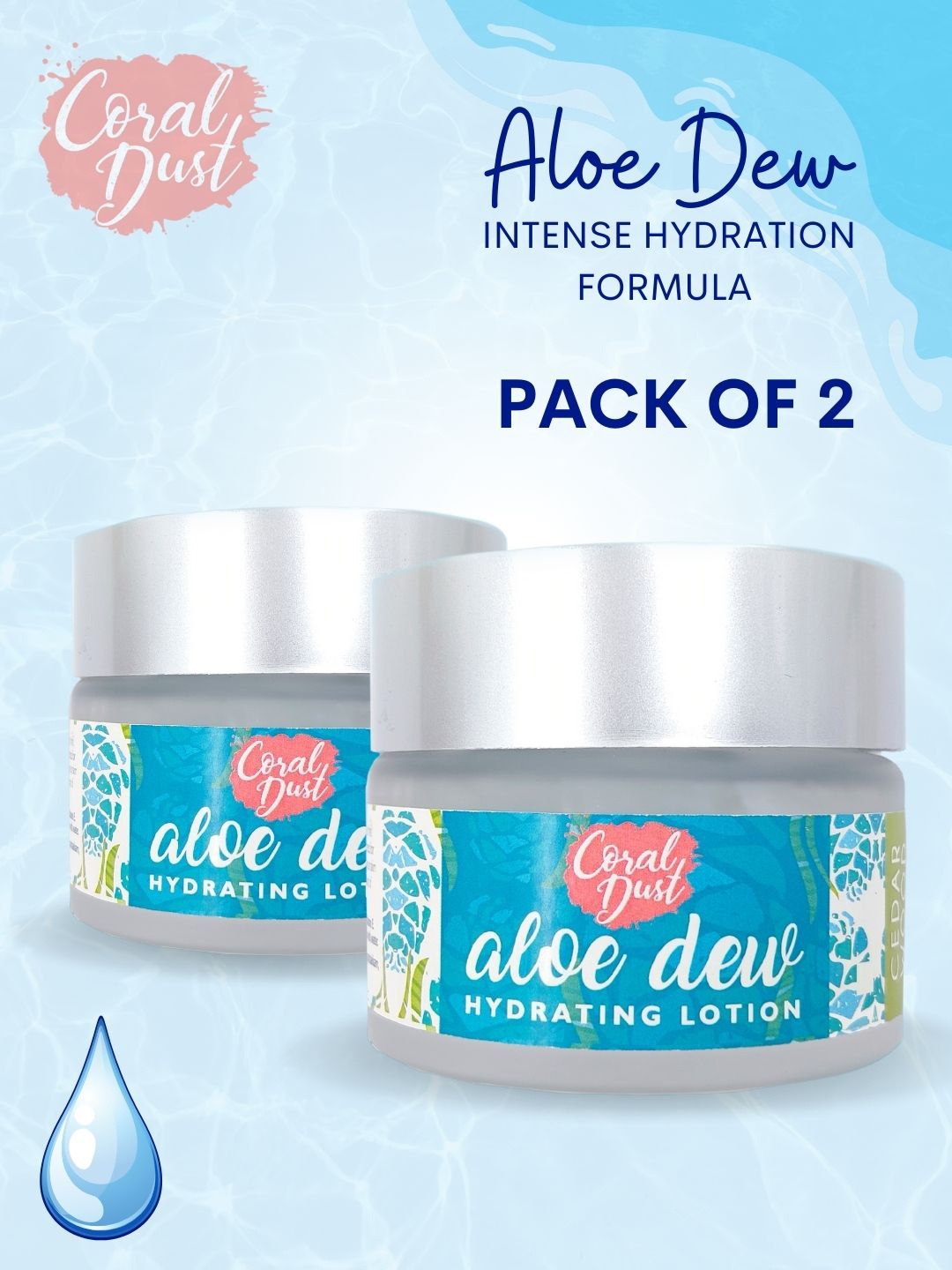 Coral Dust Set Of 2 Pure Aloe Vera Gel & Hydrating Moisturizer - 100 gm Each, Transparent
Coral Dust Set Of 2 Pure Aloe Vera Gel & Hydrating Moisturizer - 100 gm Each, Transparent