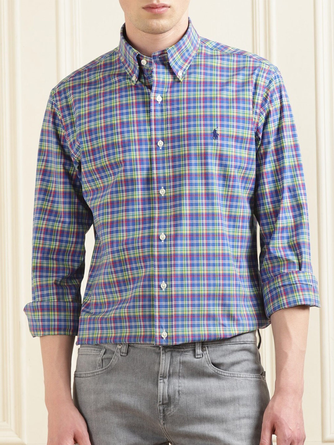 Polo Ralph Lauren Grid Tattersall Checked Button-Down Collar Casual Shirt, Blue
Polo Ralph Lauren Grid Tattersall Checked Button-Down Collar Casual Shirt, Blue