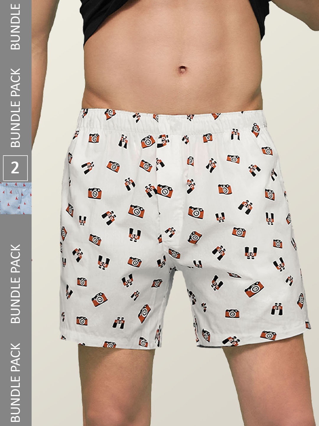 XYXX Men Pack of 2 Remix IntelliEaze Super Combed Cotton Boxers XYBOX2PCKN63_, White
XYXX Men Pack of 2 Remix IntelliEaze Super Combed Cotton Boxers XYBOX2PCKN63_, White