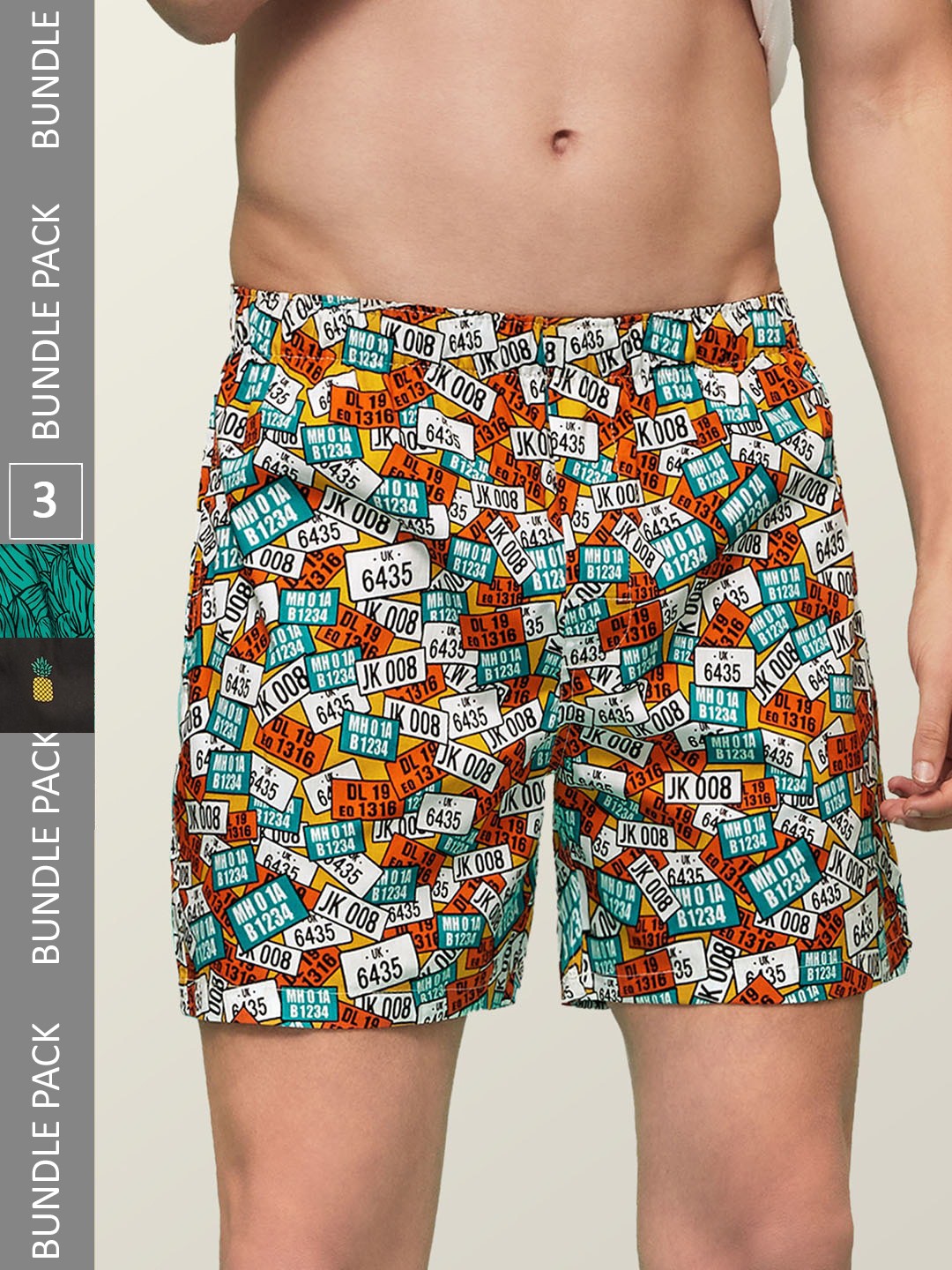 XYXX Men Pack of 3 Remix IntelliEaze Super Combed Cotton Boxers XYBOX3PCKN176, Green
XYXX Men Pack of 3 Remix IntelliEaze Super Combed Cotton Boxers XYBOX3PCKN176, Green