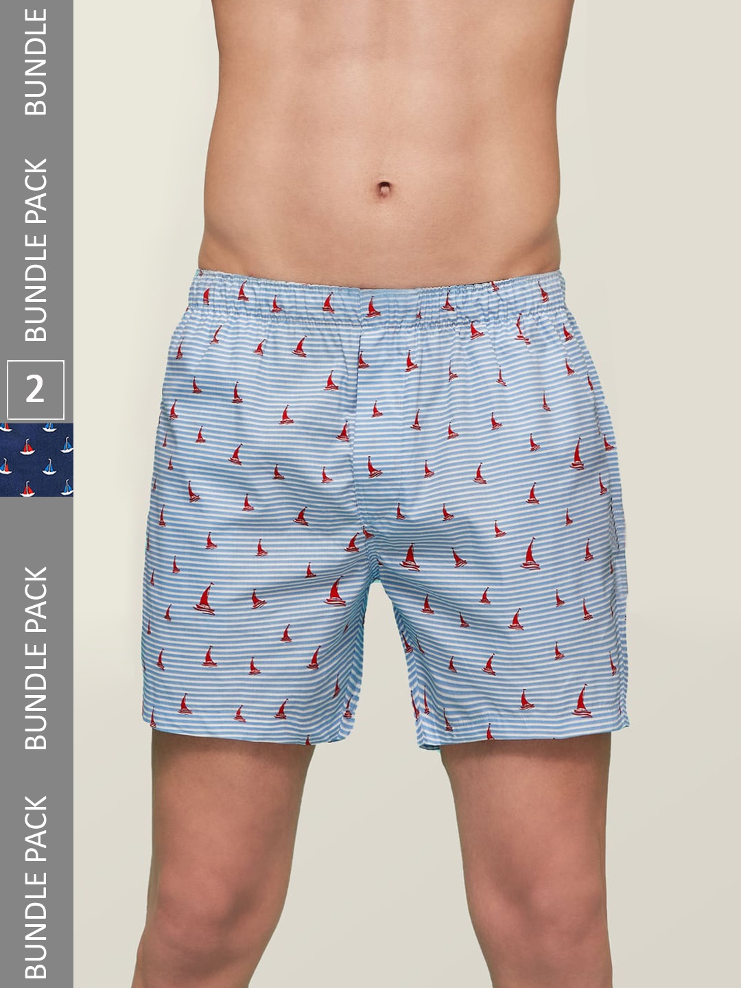 XYXX Pack Of 2 Printed Remix IntelliEaze Super Combed Cotton Boxers XYBOX2PCKN127_, Blue
XYXX Pack Of 2 Printed Remix IntelliEaze Super Combed Cotton Boxers XYBOX2PCKN127_, Blue