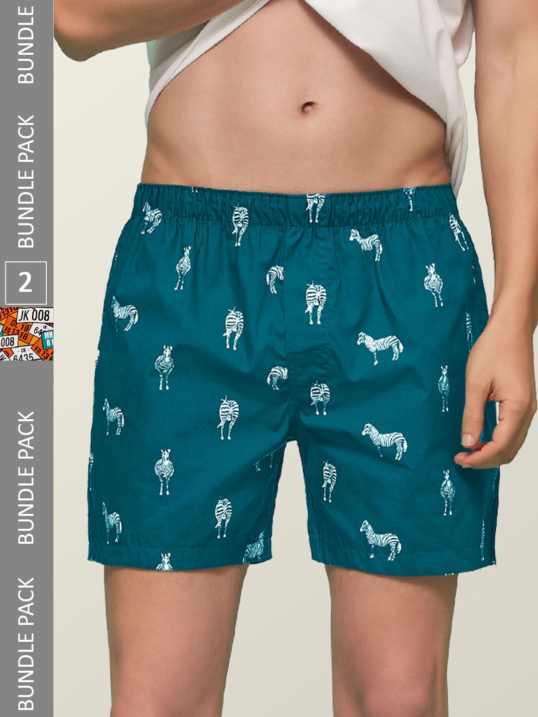 XYXX Pack Of 2 Printed Remix IntelliEaze Breathability Light weight Cotton Boxers, Green
XYXX Pack Of 2 Printed Remix IntelliEaze Breathability Light weight Cotton Boxers, Green