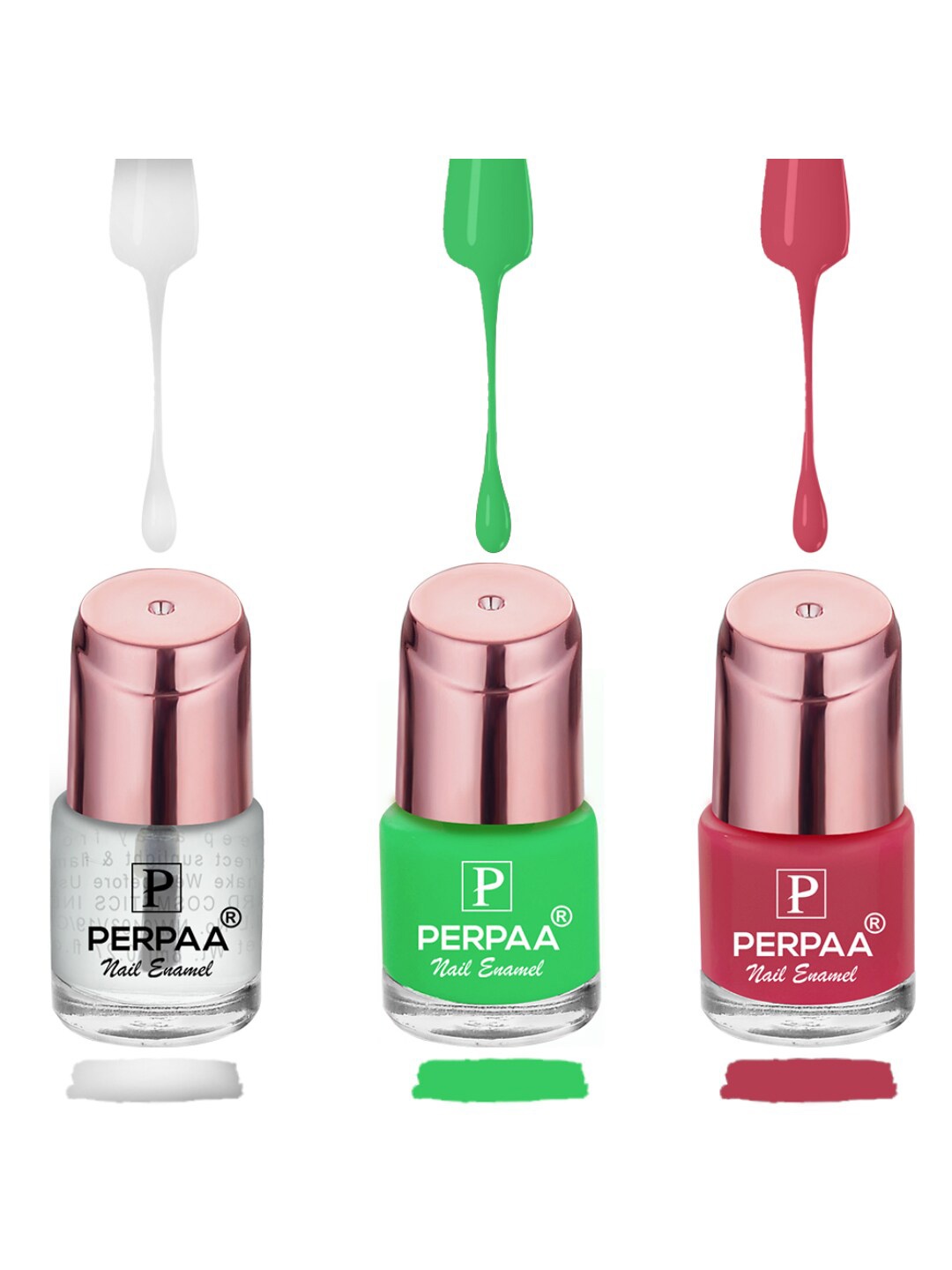 PERPAA Set Of 3 Quick-Drying Long-Lasting Gel Based Nail Polishes - 6 ml Each, Transparent
PERPAA Set Of 3 Quick-Drying Long-Lasting Gel Based Nail Polishes - 6 ml Each, Transparent