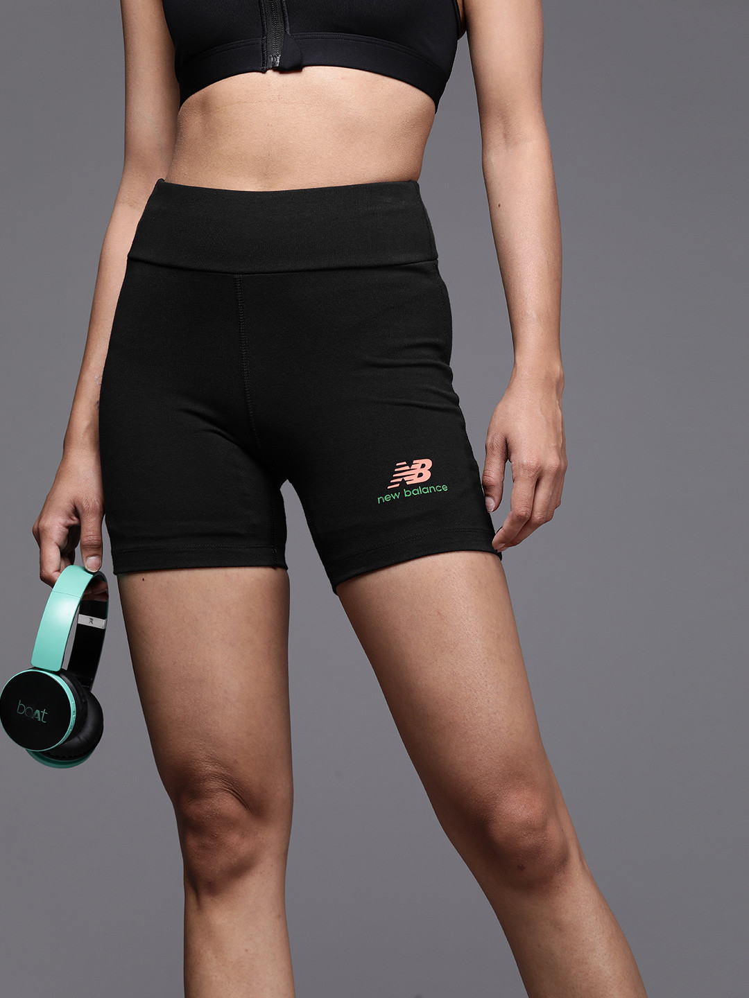 New Balance Women High-Rise Running Shorts, Black
New Balance Women High-Rise Running Shorts, Black