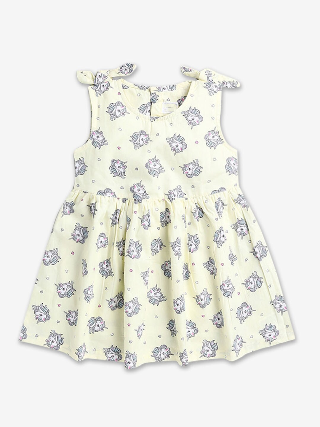 Hopscotch Infant Girls Round Neck Conversational Printed Cotton Fit & Flare Dress, Yellow
Hopscotch Infant Girls Round Neck Conversational Printed Cotton Fit & Flare Dress, Yellow