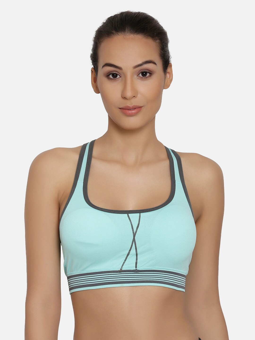 Da Intimo Lightly Padded Non Wired All Day Comfort Styled Back Sports Bra, Green
Da Intimo Lightly Padded Non Wired All Day Comfort Styled Back Sports Bra, Green
