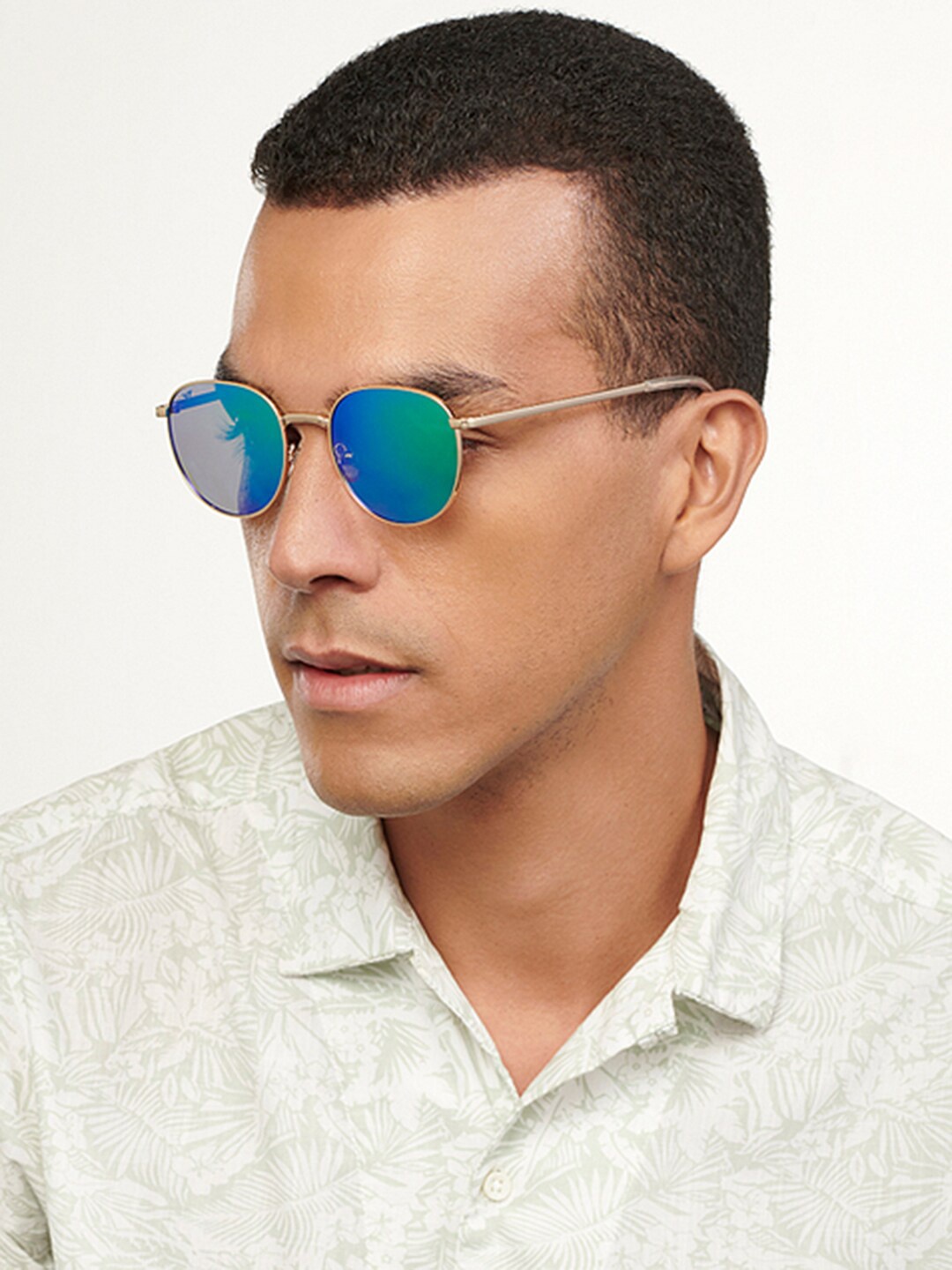 Vincent Chase Men Round Sunglasses with Polarised and UV Protected Lens 200419, Green
Vincent Chase Men Round Sunglasses with Polarised and UV Protected Lens 200419, Green