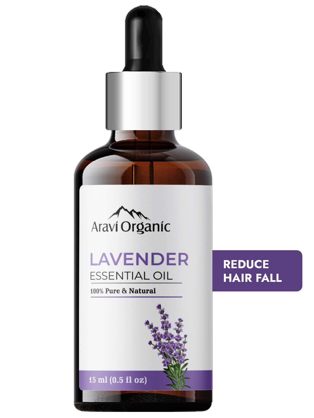 Aravi Organic 100% Pure Lavender Essential Oil for Healthy Hair Growth, Skin & Sleep-15 ml, Transparent
Aravi Organic 100% Pure Lavender Essential Oil for Healthy Hair Growth, Skin & Sleep-15 ml, Transparent