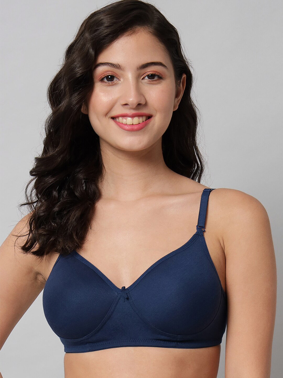 SASHU Full Coverage Lightly Padded Side Shaper Seamless Cotton Push Up Bra, Navy blue
SASHU Full Coverage Lightly Padded Side Shaper Seamless Cotton Push Up Bra, Navy blue