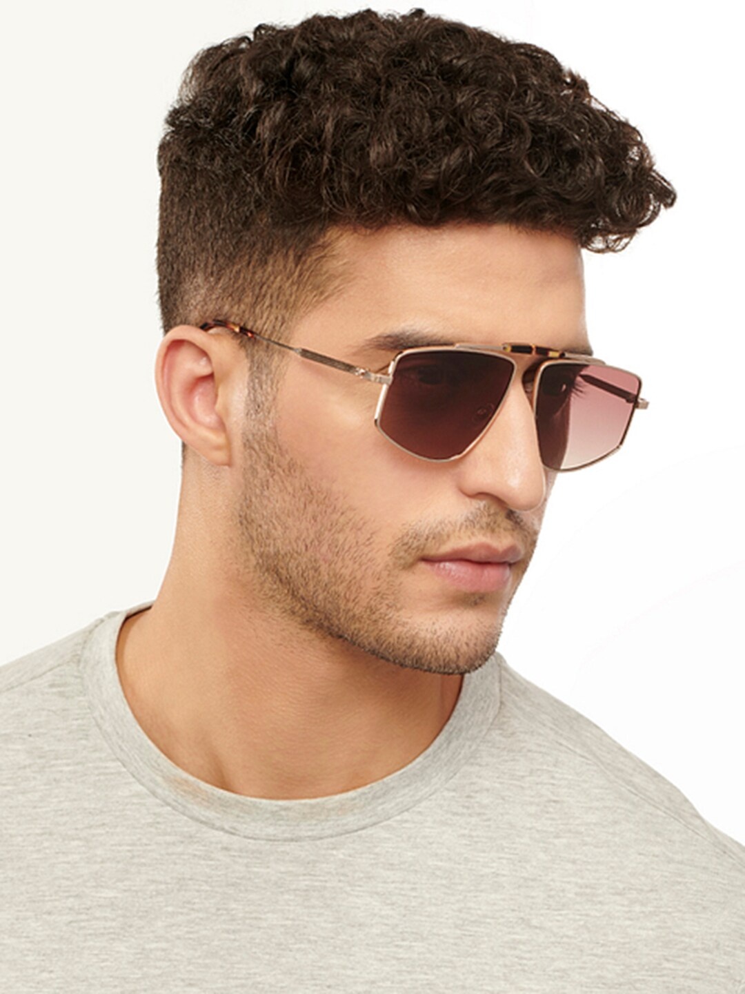 John Jacobs Full Rim Rectangle Sunglasses with Polarised and UV Protected Lens 150105, Brown
John Jacobs Full Rim Rectangle Sunglasses with Polarised and UV Protected Lens 150105, Brown