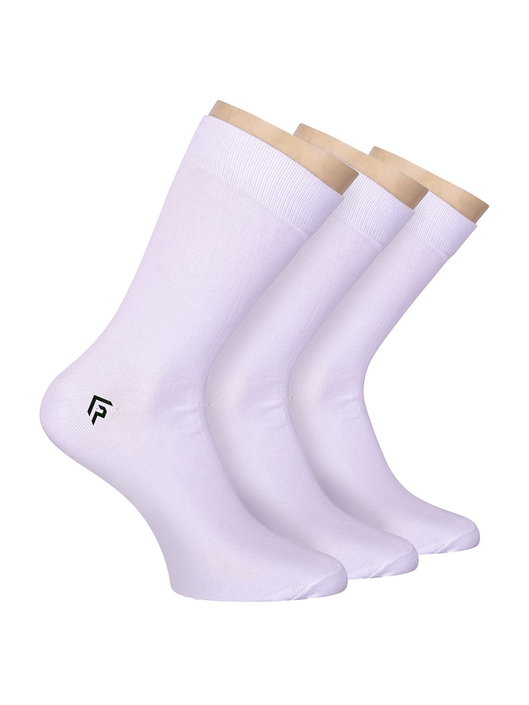 FOOTPRINT Men 3 Pairs Anti Odour Organic Cotton Calf-Length Solid Bamboo Formal Socks, White
FOOTPRINT Men 3 Pairs Anti Odour Organic Cotton Calf-Length Solid Bamboo Formal Socks, White