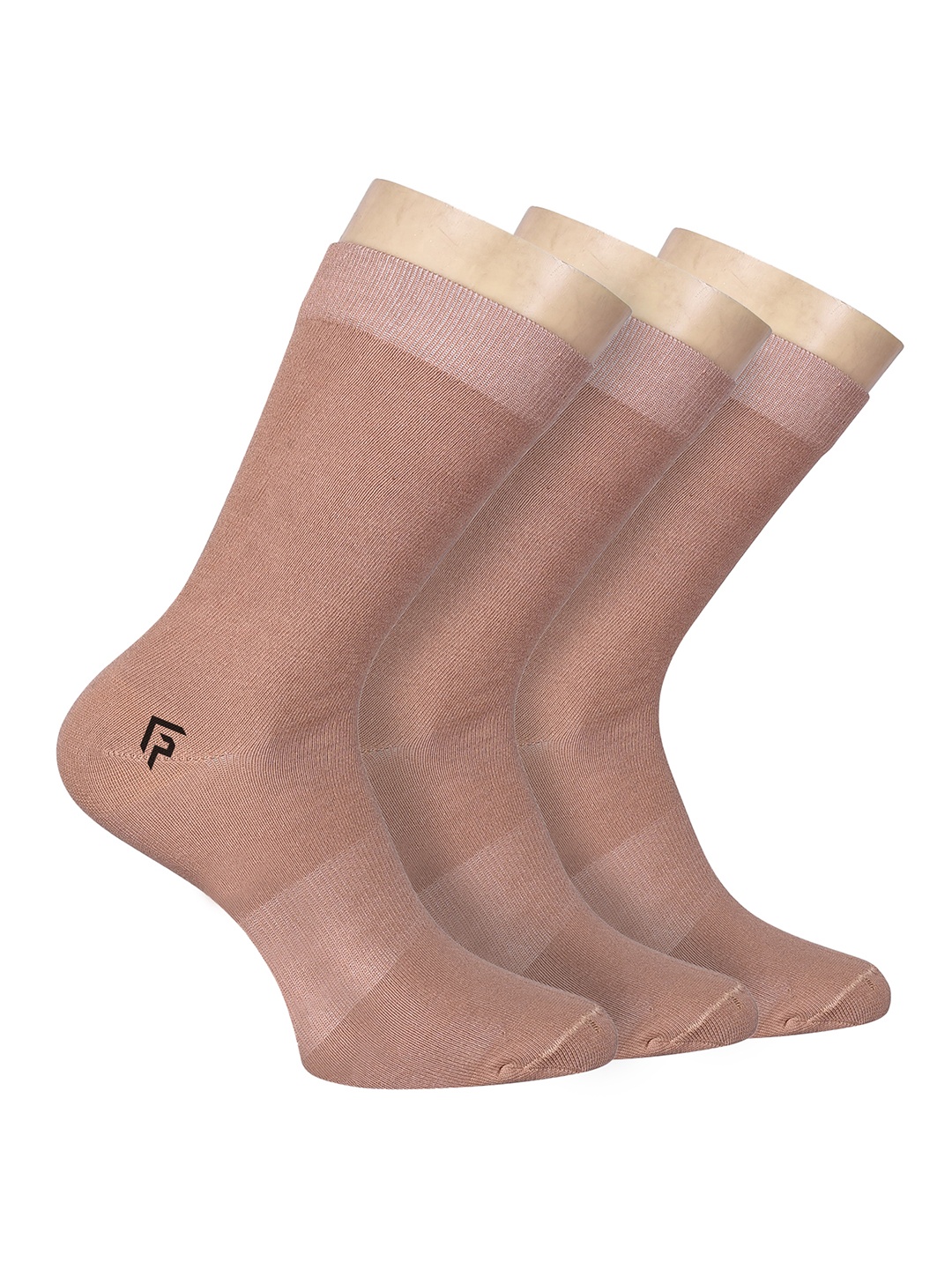 FOOTPRINT Men 3 Pairs Anti Odour Organic Cotton Calf-Length Solid Bamboo Formal Socks, Beige
FOOTPRINT Men 3 Pairs Anti Odour Organic Cotton Calf-Length Solid Bamboo Formal Socks, Beige