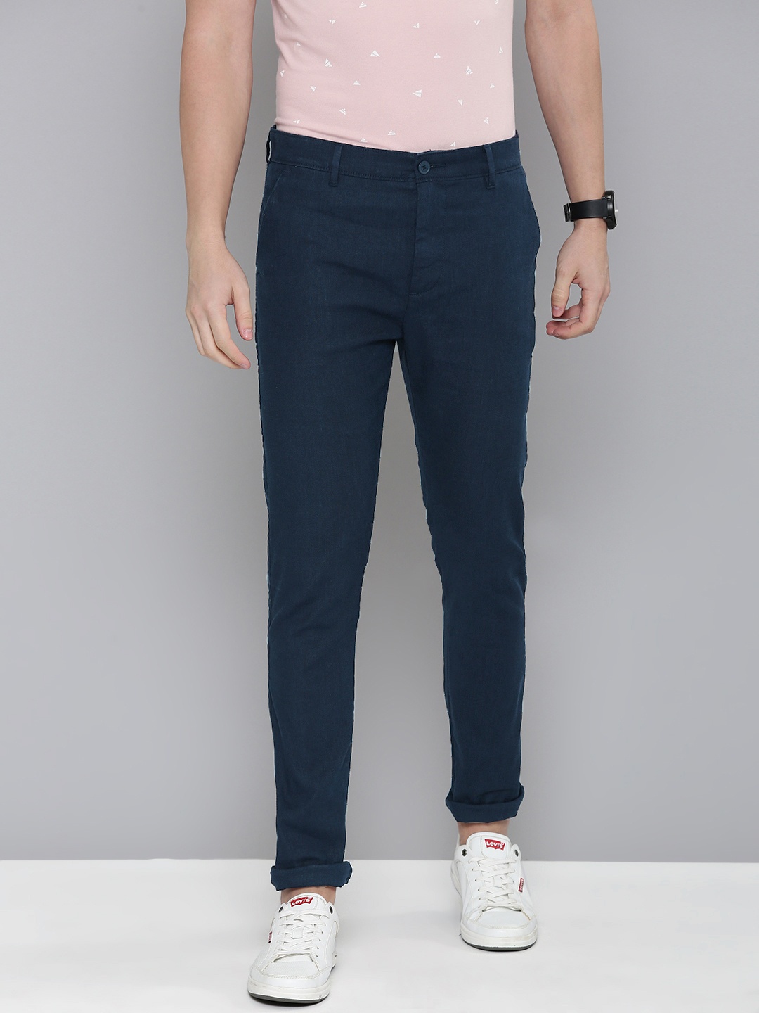 Levis Men Tapered Fit Trousers, Blue