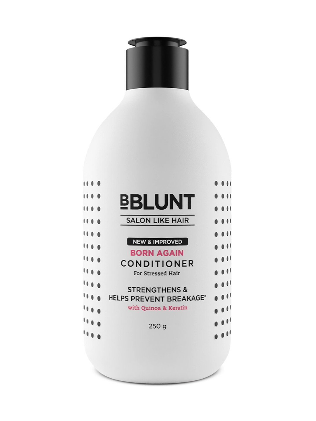 BBLUNT Born Again Hair Conditioner with Quinoa & Keratin For Stressed Hair - 250g, White
BBLUNT Born Again Hair Conditioner with Quinoa & Keratin For Stressed Hair - 250g, White