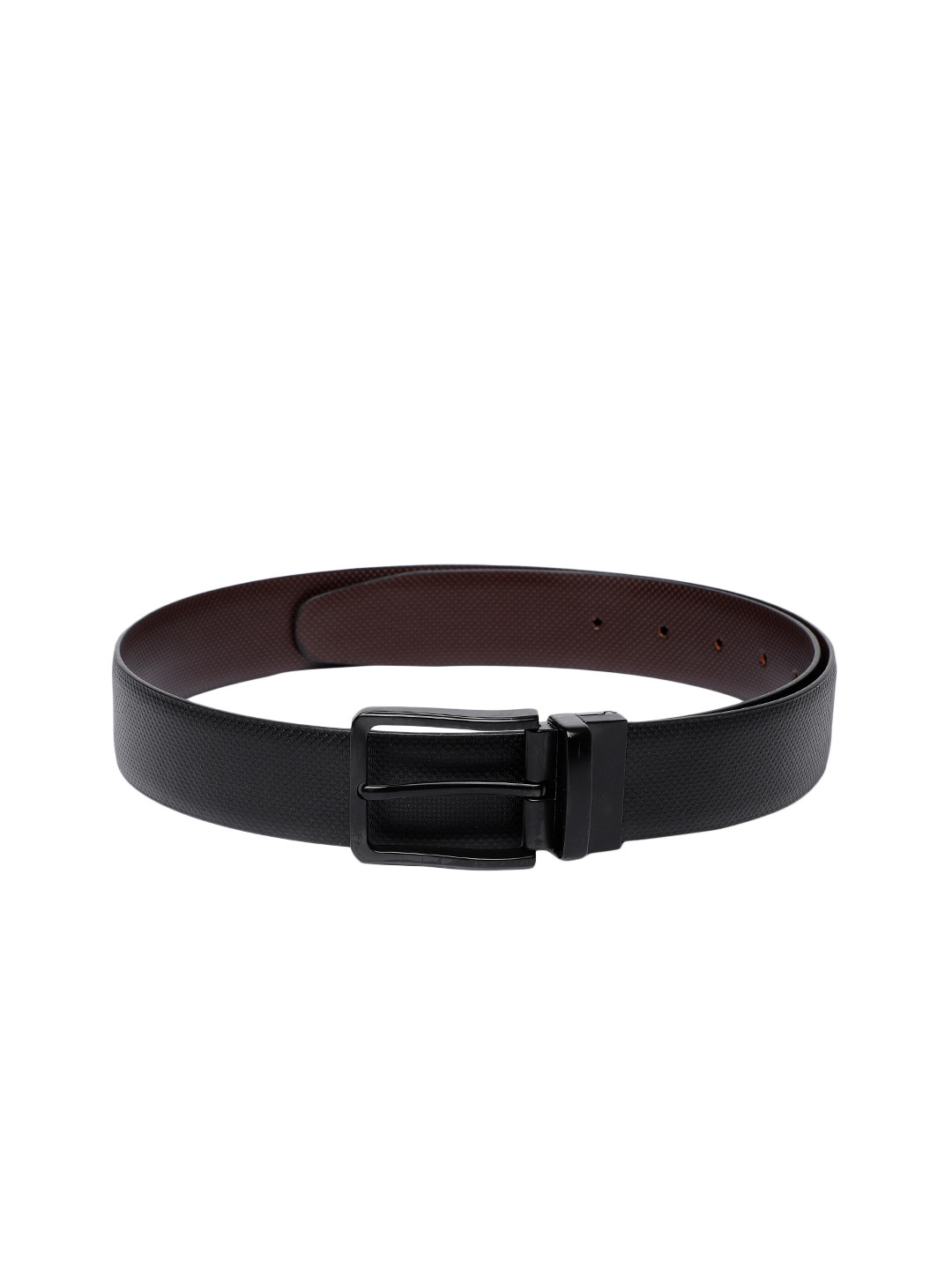 CRUSSET Men Reversible Formal Belt, Black 
CRUSSET Men Reversible Formal Belt, Black