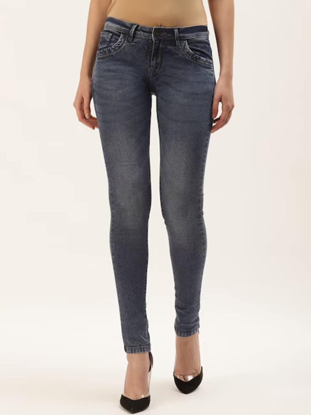 urSense Women Mid-Rise Slim Fit Low-Rise Low Distress Heavy Fade Stretchable Jeans, Blue
urSense Women Mid-Rise Slim Fit Low-Rise Low Distress Heavy Fade Stretchable Jeans, Blue