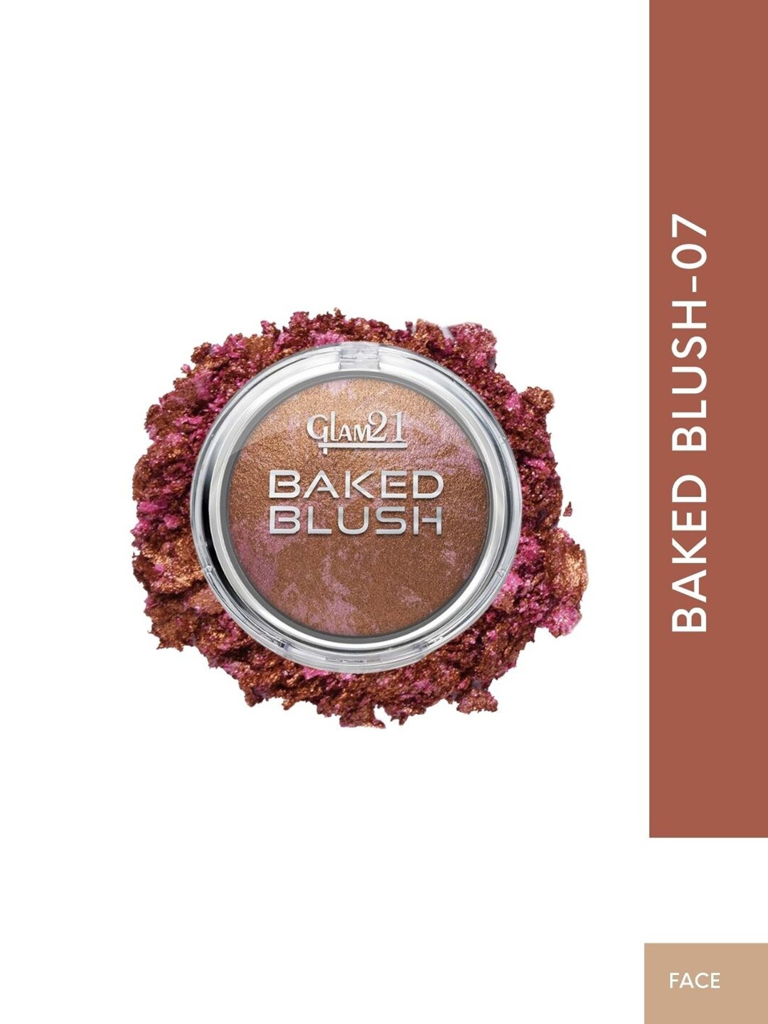 GLAM21 Baked Long Lasting & Lightweight Highly Pigmented Blush 6 g - Shade 07, Burgundy
GLAM21 Baked Long Lasting & Lightweight Highly Pigmented Blush 6 g - Shade 07, Burgundy