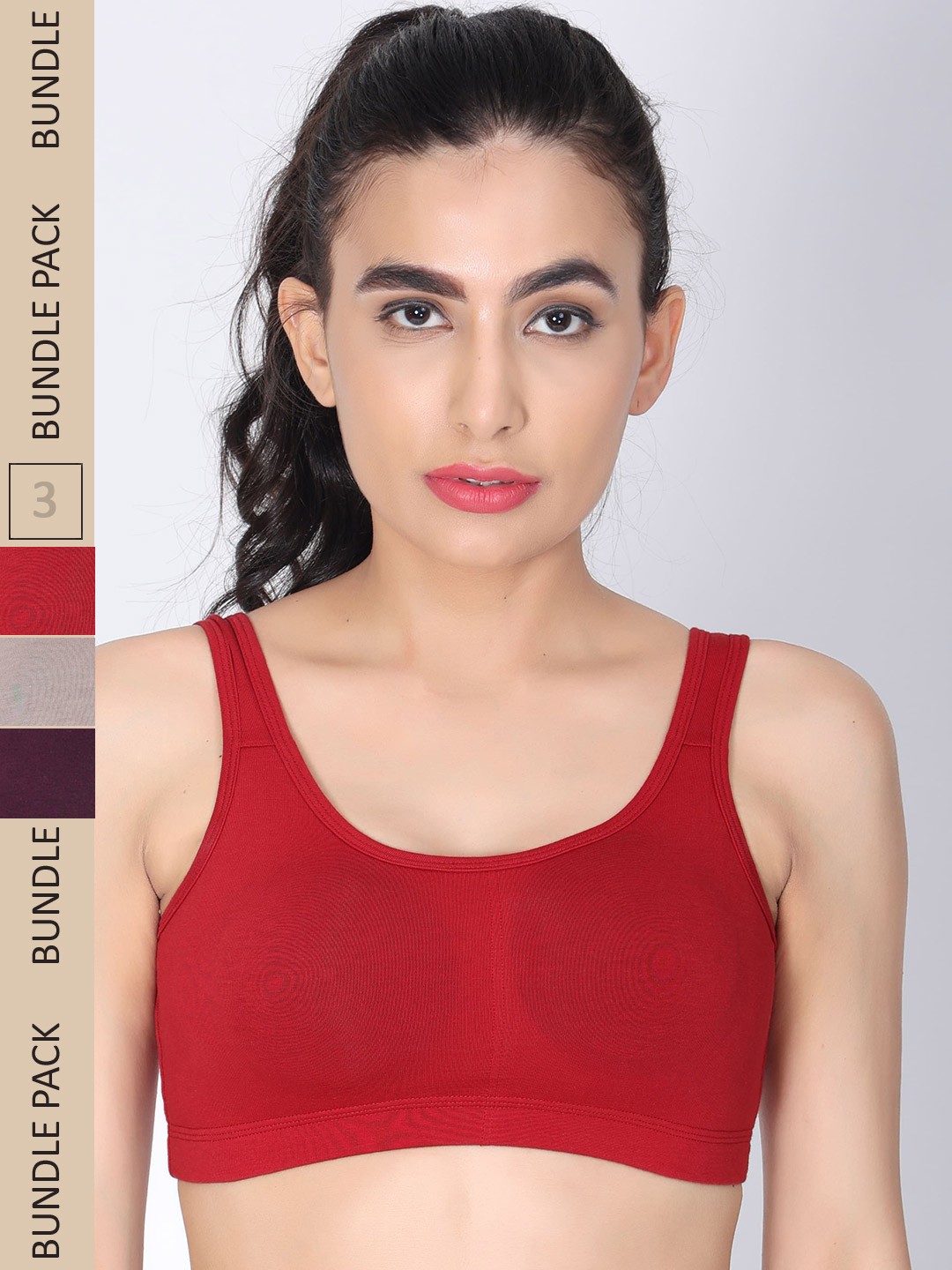 Innocence Pack Of 3 Non-Wired Full Coverage Lightly Padded Super Support Everyday Bra, Grey
Innocence Pack Of 3 Non-Wired Full Coverage Lightly Padded Super Support Everyday Bra, Grey