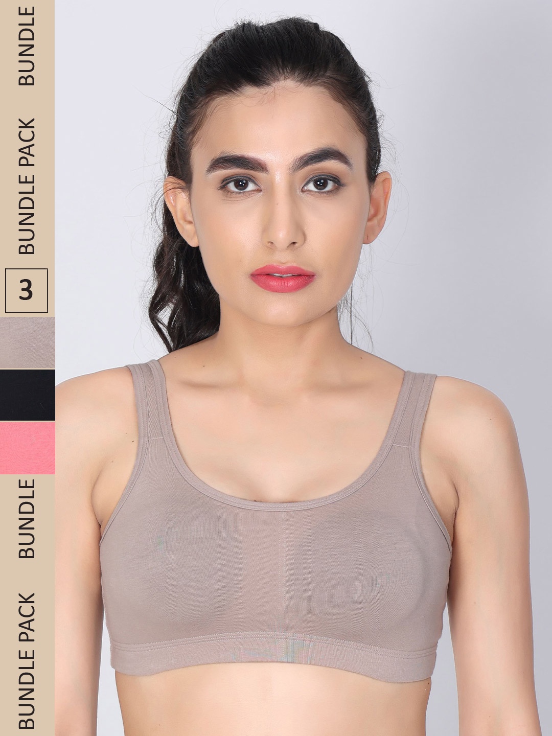 Innocence Pack Of 3 Non-Wired Full Coverage Lightly Padded Super Support Everyday Bra, Black
Innocence Pack Of 3 Non-Wired Full Coverage Lightly Padded Super Support Everyday Bra, Black