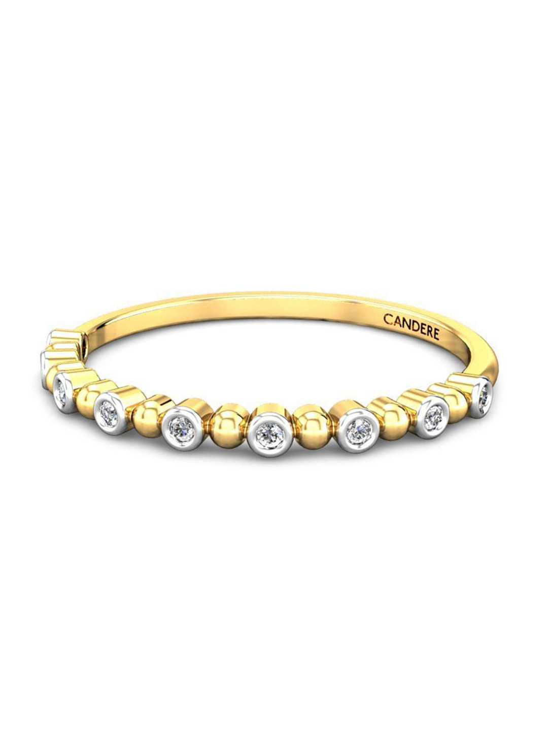 CANDERE A KALYAN JEWELLERS COMPANY Cubic Zirconia Studded 22KT Gold Finger Ring-1.52gm
CANDERE A KALYAN JEWELLERS COMPANY Cubic Zirconia Studded 22KT Gold Finger Ring-1.52gm