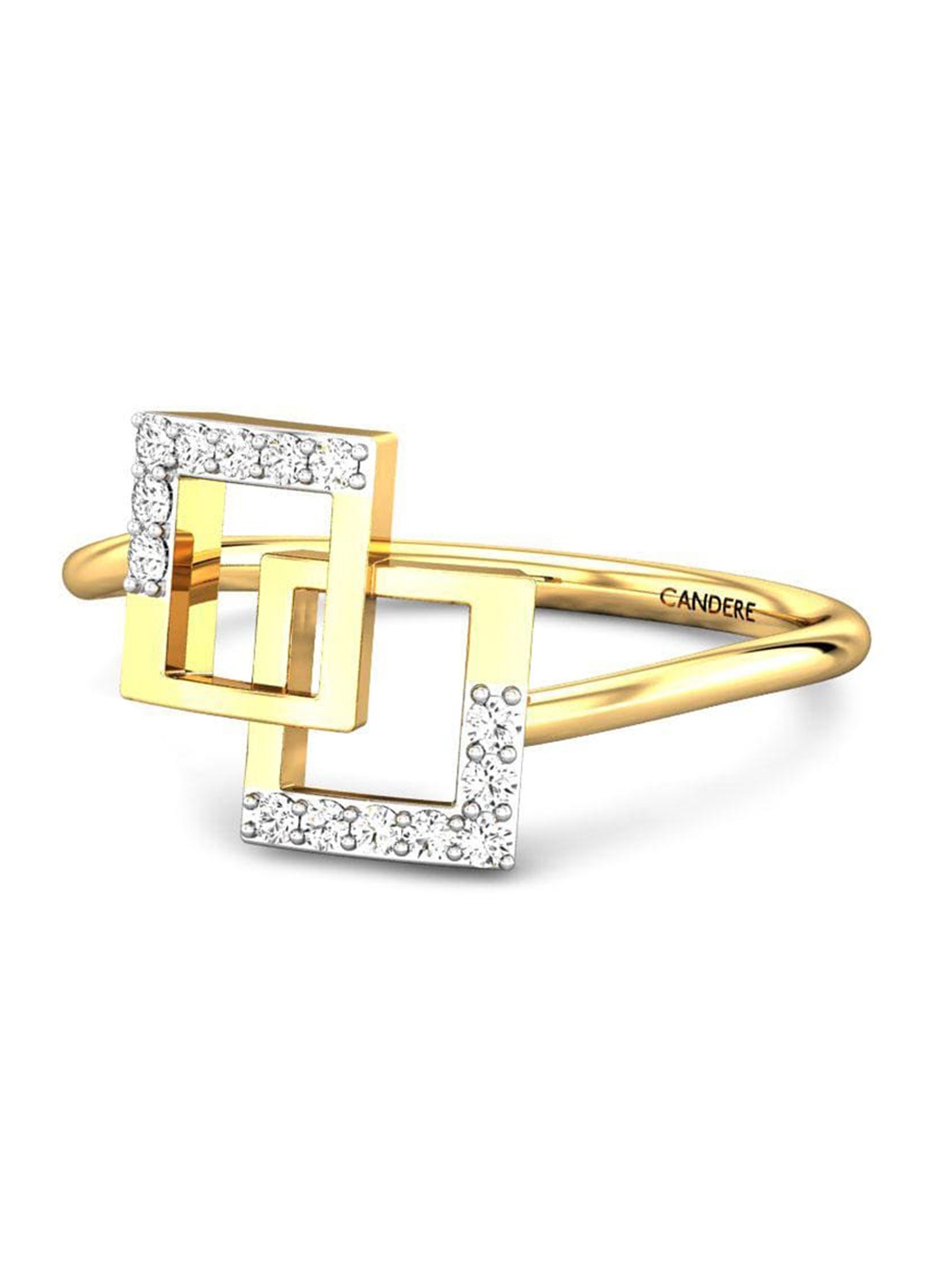 CANDERE A KALYAN JEWELLERS COMPANY Cubic Zirconia Studded 22KT Gold Finger Ring-2.15 g
CANDERE A KALYAN JEWELLERS COMPANY Cubic Zirconia Studded 22KT Gold Finger Ring-2.15 g