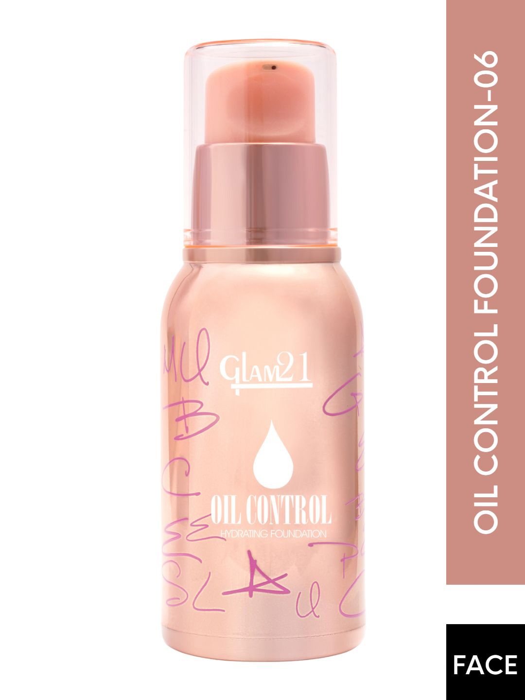 GLAM21 Oil Control Matte Finish Hydrating Foundation for Oily Skin 40g - Shade 06, Beige
GLAM21 Oil Control Matte Finish Hydrating Foundation for Oily Skin 40g - Shade 06, Beige