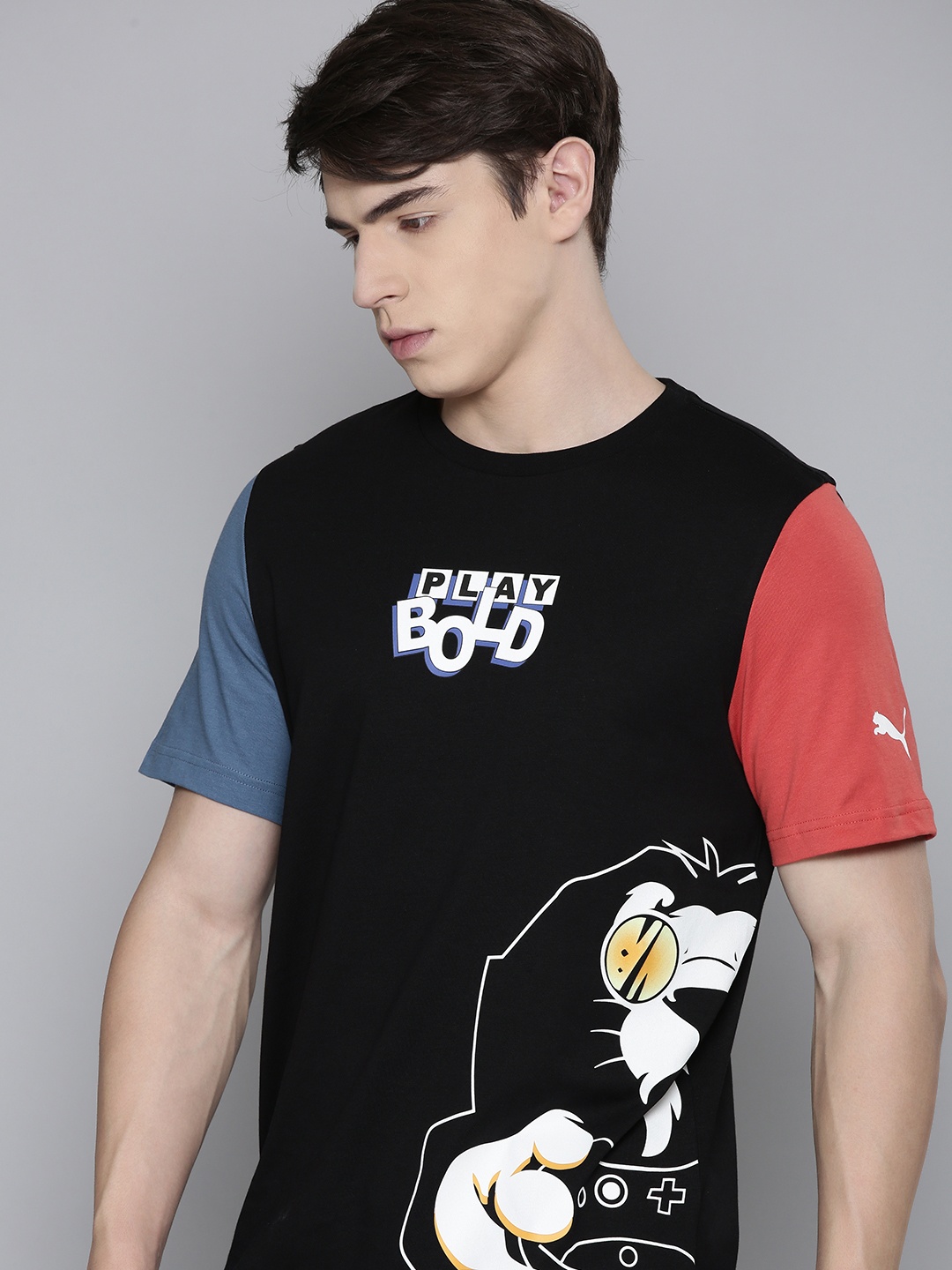 PUMA x Royal Challengers Bangalore Arcade Men Regular Fit Graphic Printed T-shirt, Black
PUMA x Royal Challengers Bangalore Arcade Men Regular Fit Graphic Printed T-shirt, Black