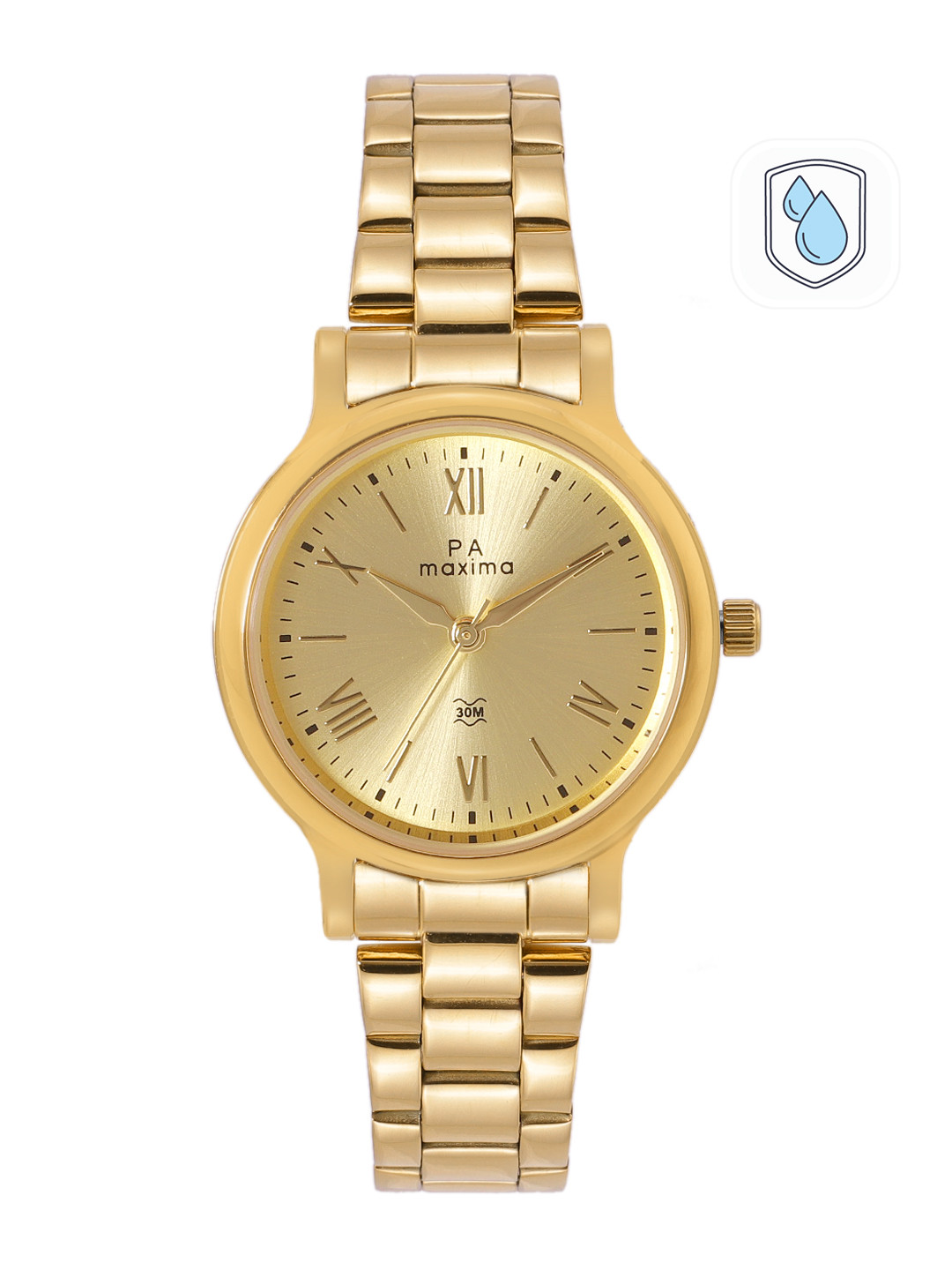 maxima Women Stainless Steel Bracelet Style Straps Analogue Watch 48231CMLY, Gold
maxima Women Stainless Steel Bracelet Style Straps Analogue Watch 48231CMLY, Gold