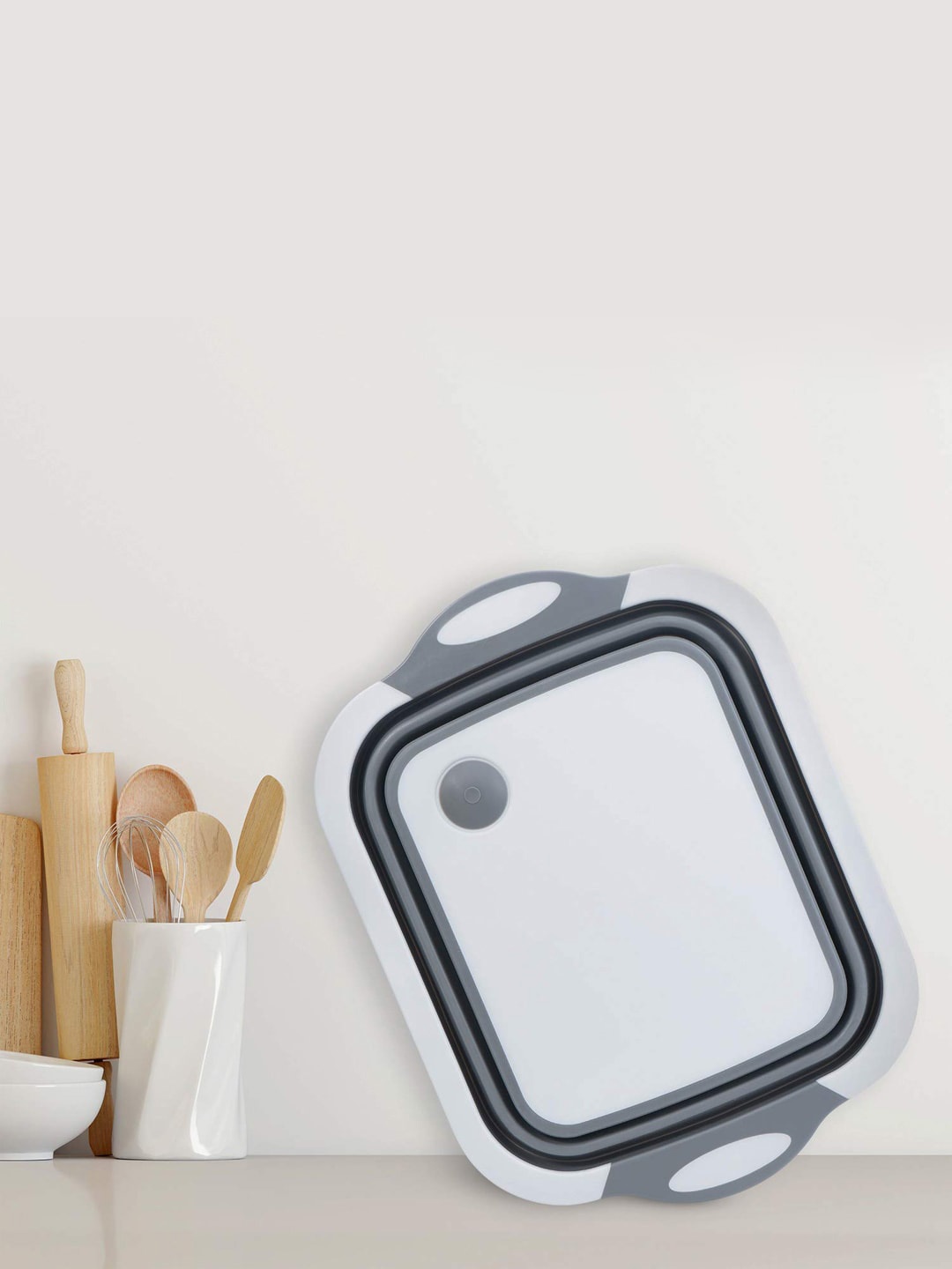 ZURU BUNCH White & Grey 3-In-1 Chopping Board