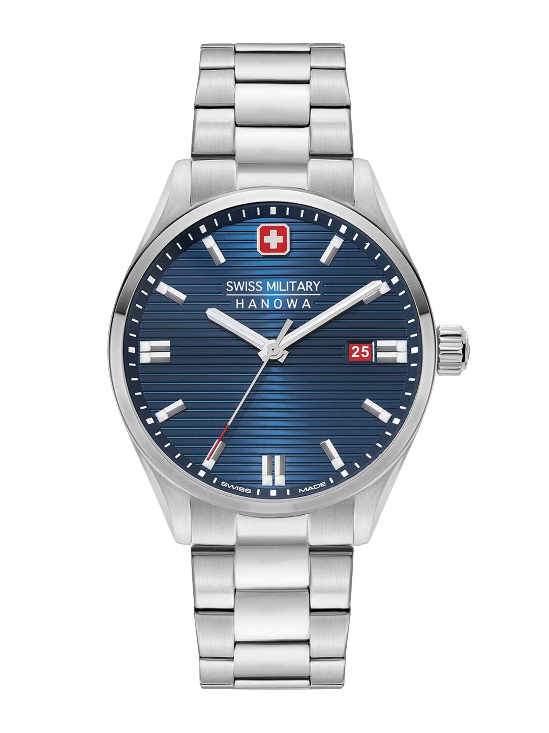SWISS MILITARY HANOWA Men Stainless Steel Bracelet Straps Analogue Watch SMWGH2200102, Blue
SWISS MILITARY HANOWA Men Stainless Steel Bracelet Straps Analogue Watch SMWGH2200102, Blue