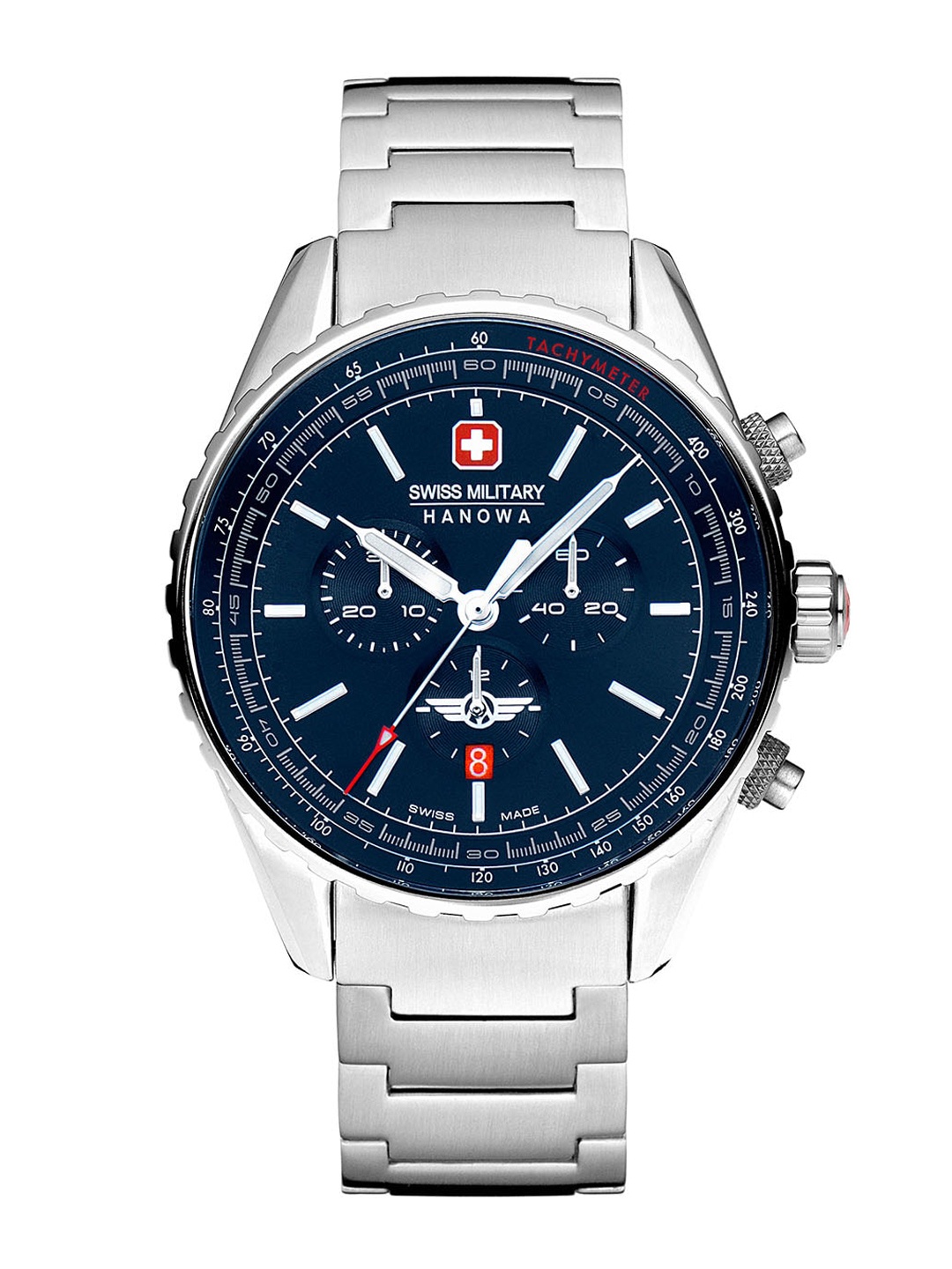 SWISS MILITARY HANOWA Men Bracelet Style Straps Analogue Chronograph Watch SMWGI0000304, Blue
SWISS MILITARY HANOWA Men Bracelet Style Straps Analogue Chronograph Watch SMWGI0000304, Blue