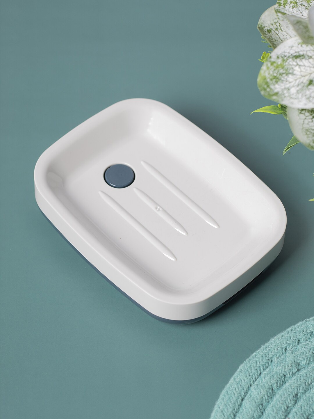 MARKET99 White Adhesive Soap Dish