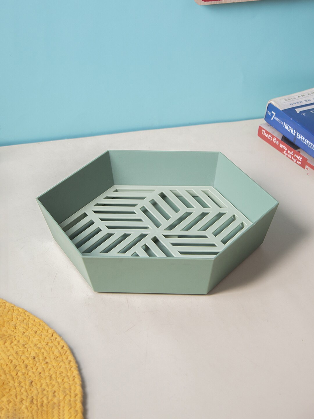 MARKET99 Green Textured Serving Tray