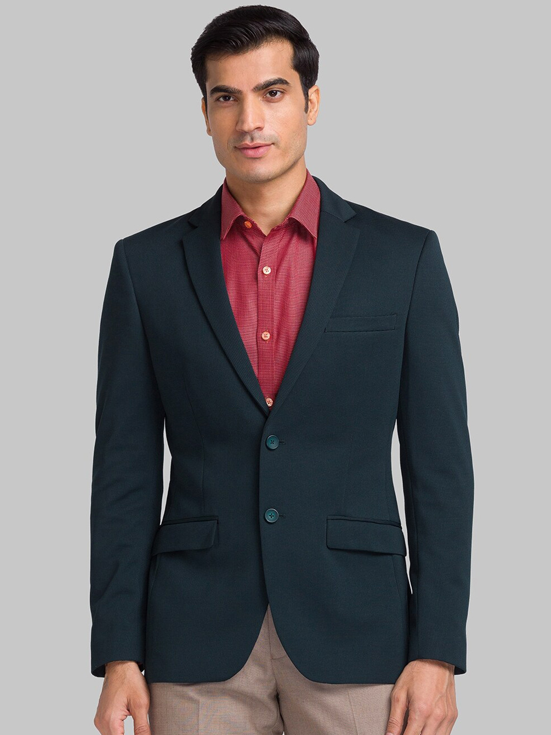Park Avenue Active-Fit Single Breasted Formal Blazer, Green 
Park Avenue Active-Fit Single Breasted Formal Blazer, Green