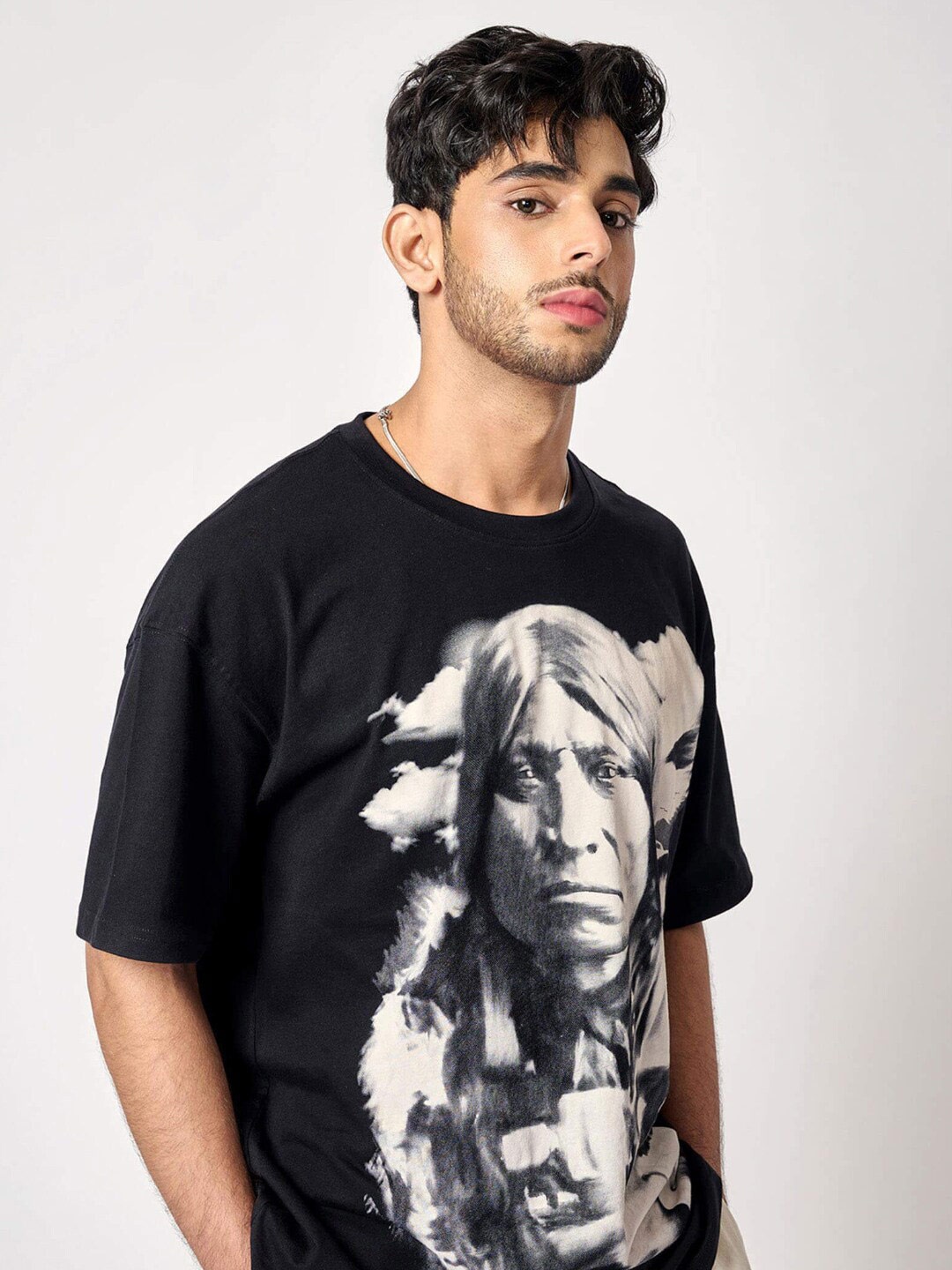 Bonkers Corner People And Places Printed Drop Shoulder Sleeves Cotton Loose Fit T-shirt, Black
Bonkers Corner People And Places Printed Drop Shoulder Sleeves Cotton Loose Fit T-shirt, Black