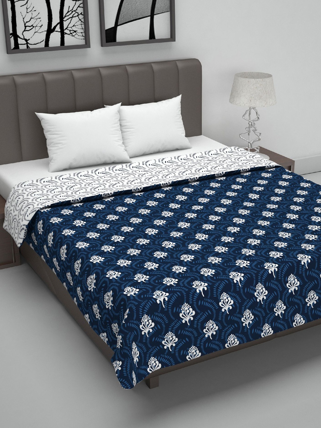 Divine Casa Navy Blue & White Ethnic Motifs Microfiber AC Room 120 GSM Double Bed Dohar
Divine Casa Navy Blue & White Ethnic Motifs Microfiber AC Room 120 GSM Double Bed Dohar