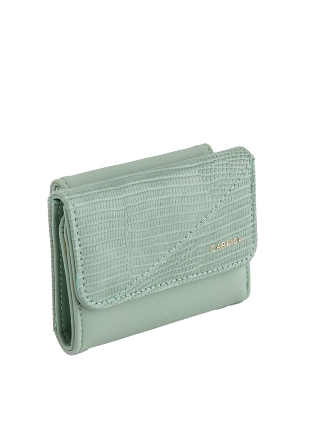 CARPISA Women Wallet With Flap- Gladiola Money Clip, Green