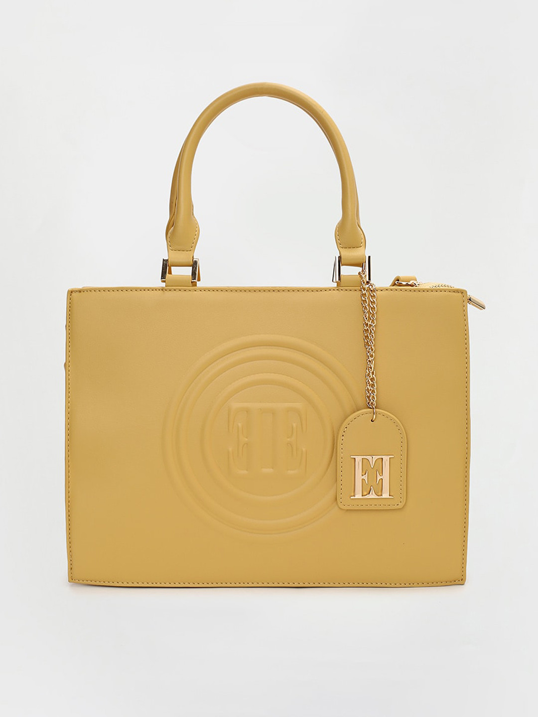 ELLE Women Textured Handheld Bag, Yellow 
ELLE Women Textured Handheld Bag, Yellow