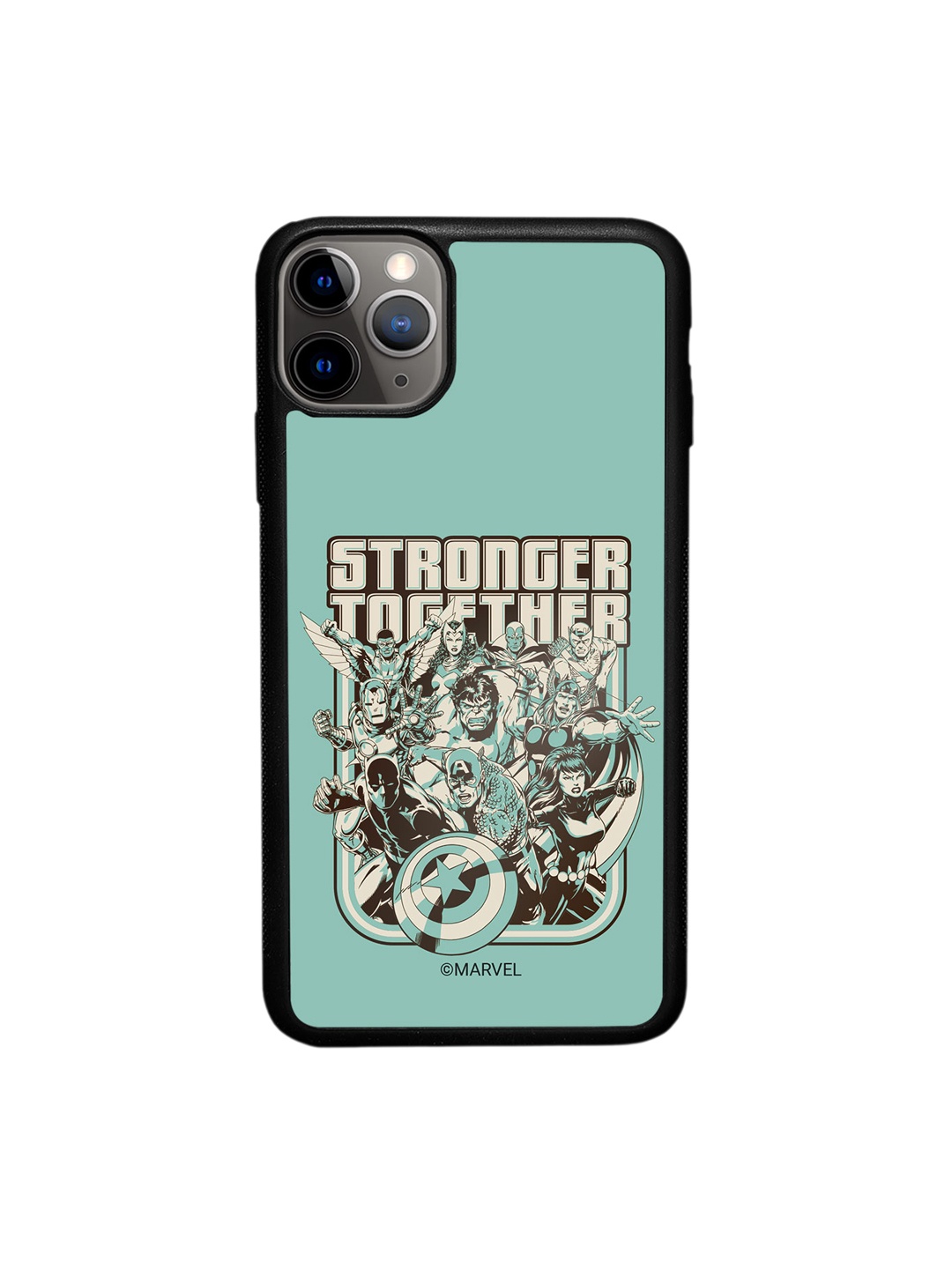 macmerise Stronger Together Printed iPhone 11 Pro Phone Bumper Back Cover, Turquoise blue
macmerise Stronger Together Printed iPhone 11 Pro Phone Bumper Back Cover, Turquoise blue