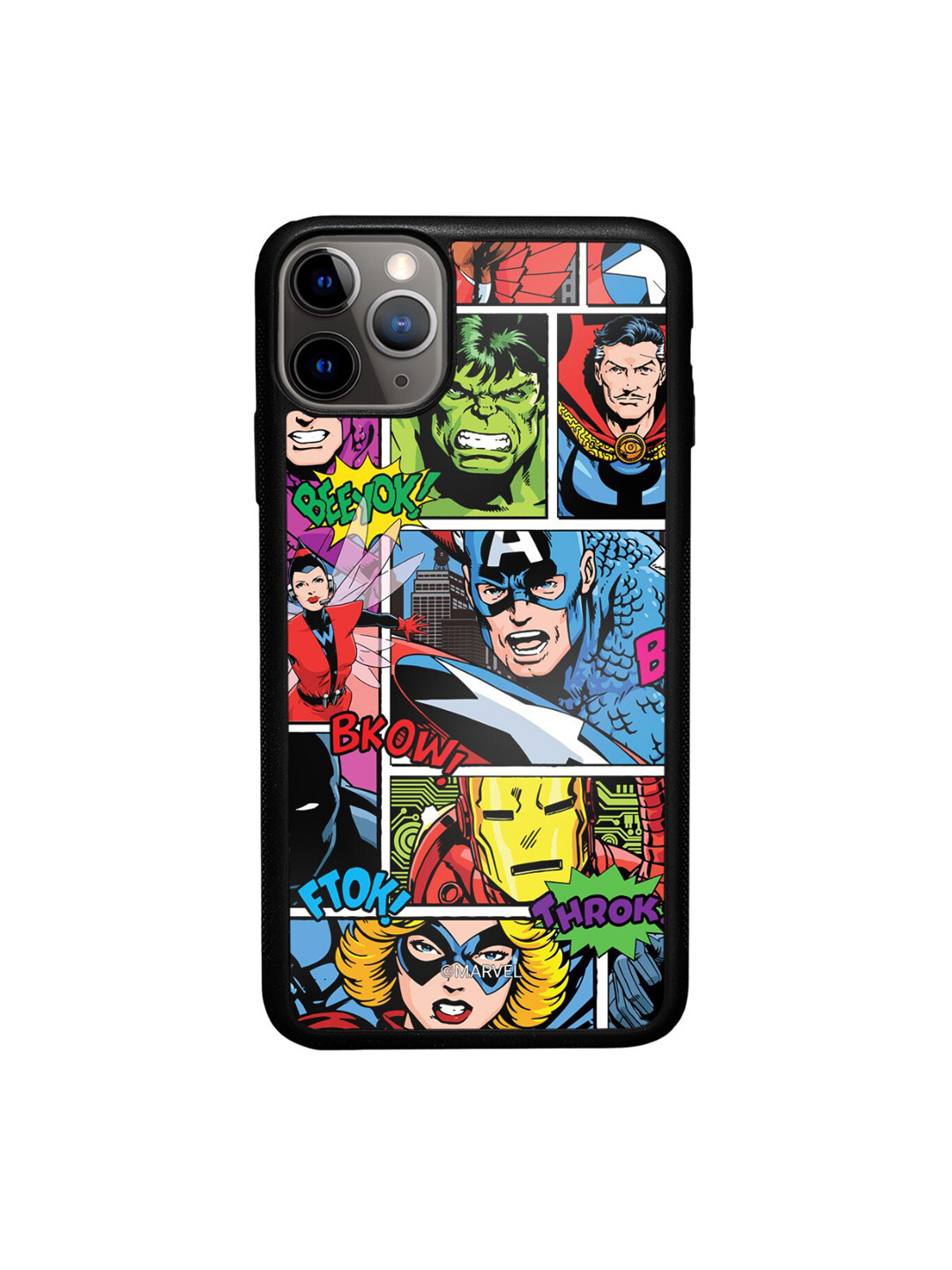 macmerise Comic Marvel Design iPhone 11 Pro Max Mobile Bumper Case, Red
macmerise Comic Marvel Design iPhone 11 Pro Max Mobile Bumper Case, Red