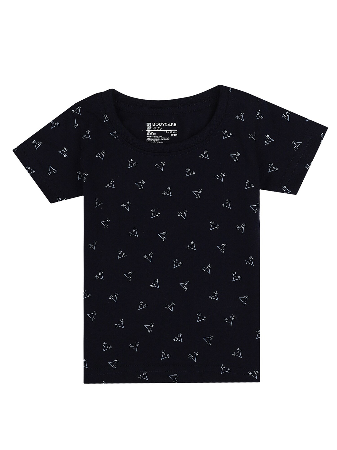 Bodycare Kids Girls Conversation Printed Round Neck Short Sleeves Cotton T-shirt, Navy blue
Bodycare Kids Girls Conversation Printed Round Neck Short Sleeves Cotton T-shirt, Navy blue