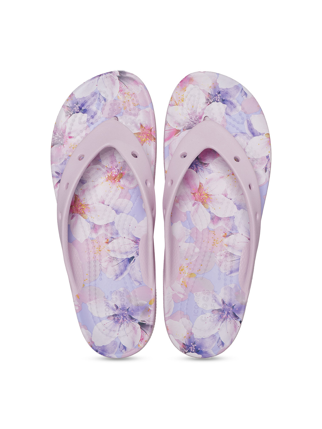 Crocs Women Printed Croslite Thong Flip-Flops, Pink
Crocs Women Printed Croslite Thong Flip-Flops, Pink