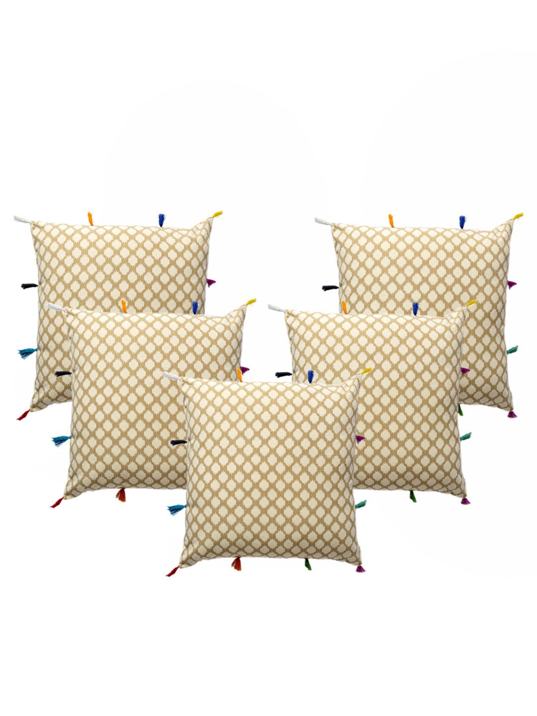 Contrast Living Brown & Cream-Coloured 5 Pieces Geometric Cotton Square Cushion Covers
Contrast Living Brown & Cream-Coloured 5 Pieces Geometric Cotton Square Cushion Covers