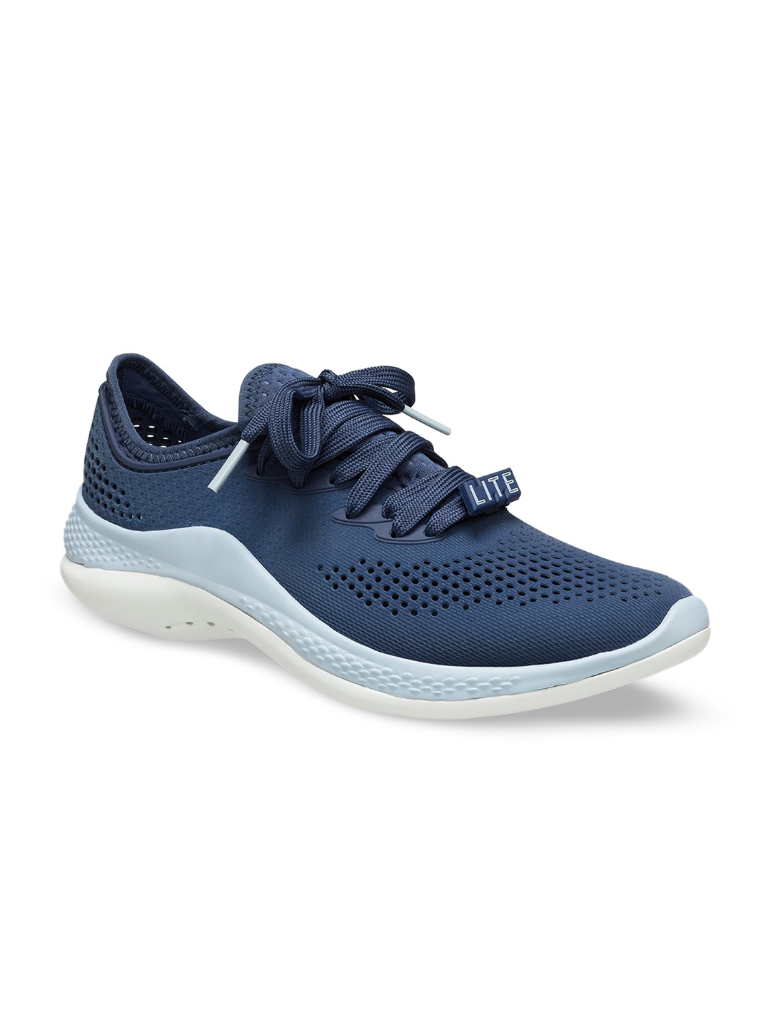 Crocs Men Woven Design Comfortable Comfort Insole Contrast Sole Croslite Sneakers, Navy blue
Crocs Men Woven Design Comfortable Comfort Insole Contrast Sole Croslite Sneakers, Navy blue