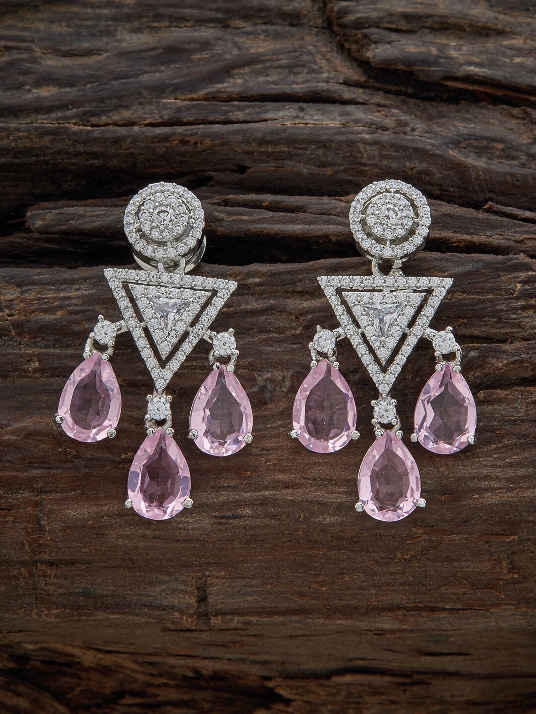 Kushal's Fashion Jewellery Rhodium Plated Contemporary Cubic Zirconia Drop Earrings, Silver
Kushal's Fashion Jewellery Rhodium Plated Contemporary Cubic Zirconia Drop Earrings, Silver